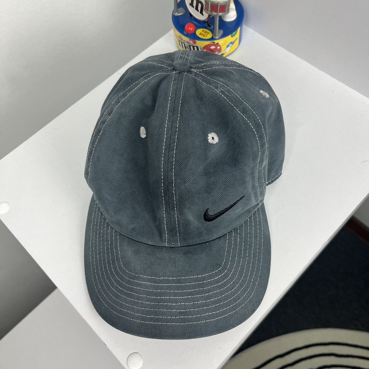 Nike × Vintage 🗣️ VINTAGE 🗣️ Nike 90s Sun faded 6 panel baseball Cap 5 Hat Size ONE SIZE - 3 Thumbnail