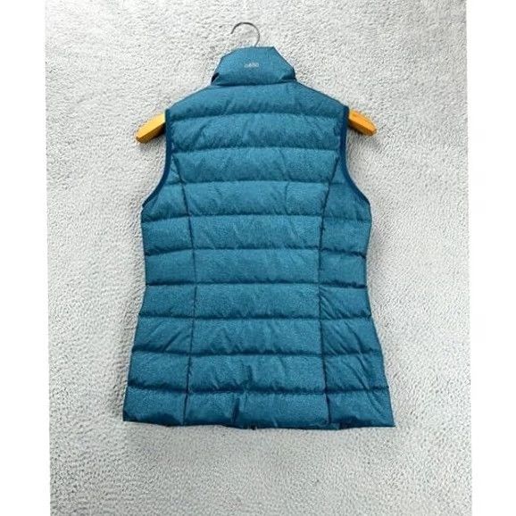 Eddie Bauer VINTAGE Eddie Bauer Vest Womens XS EB650 Teal Goose Down Quilted Puffer Full Zip Pockets Size XS / US 0-2 / IT 36-38 - 2 Thumbnail