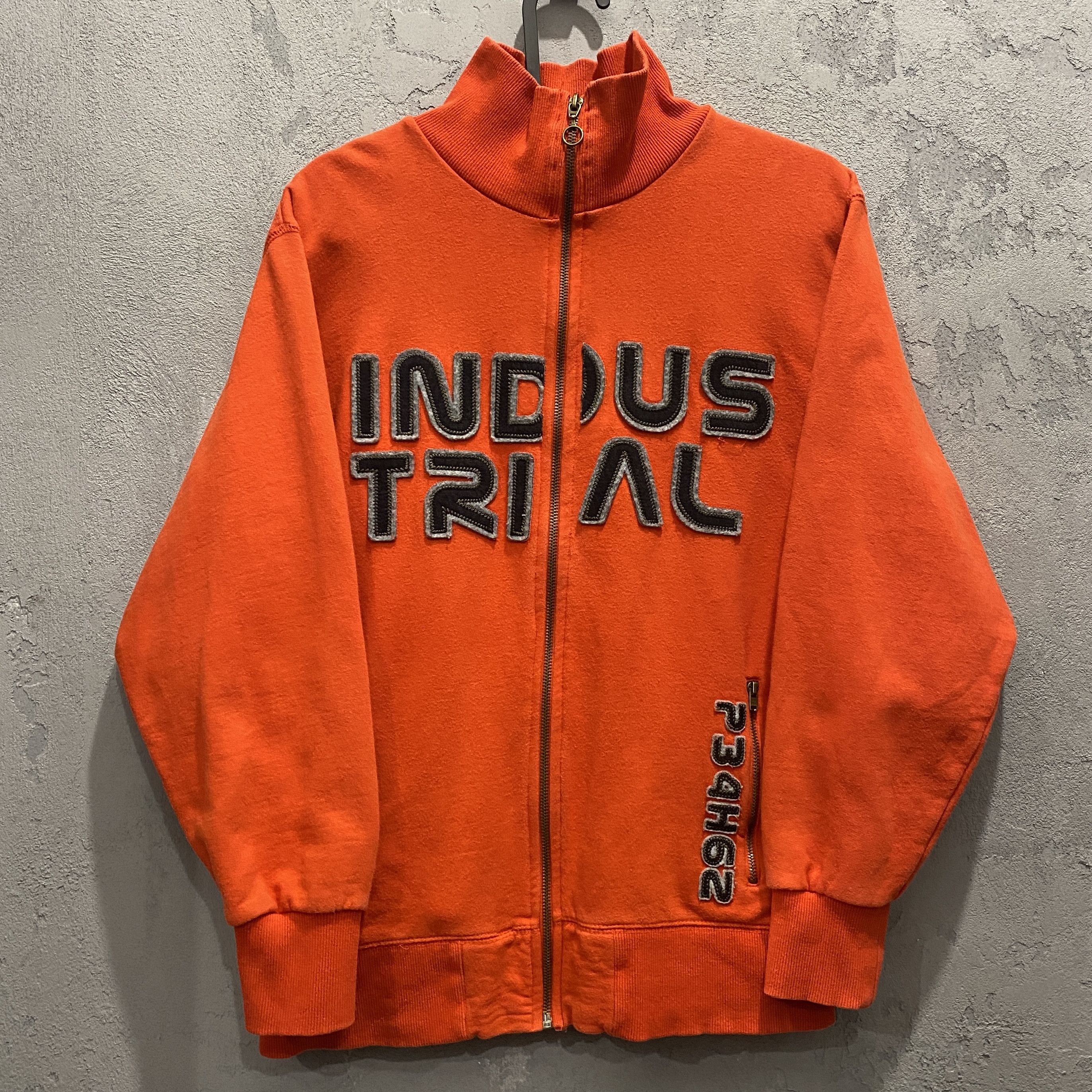 Vintage Industrial orange swag zip-up - XL Size US XL / EU 56 / 4 - 1 Thumbnail