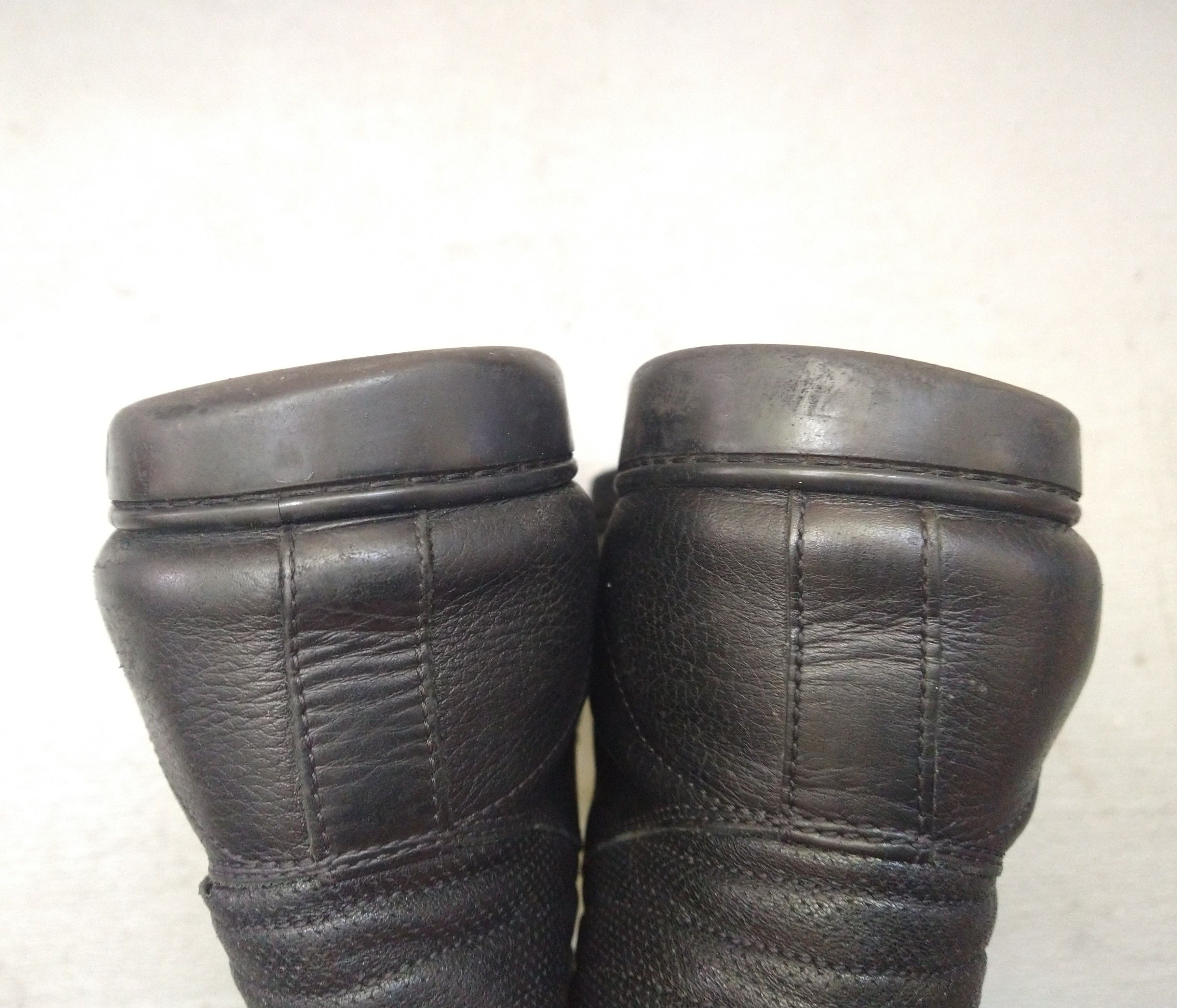 Gucci Gucci High Top Sneakers Black Leather Size 9.5 Lace Up Size US 9.5 / EU 42-43 - 12 Thumbnail