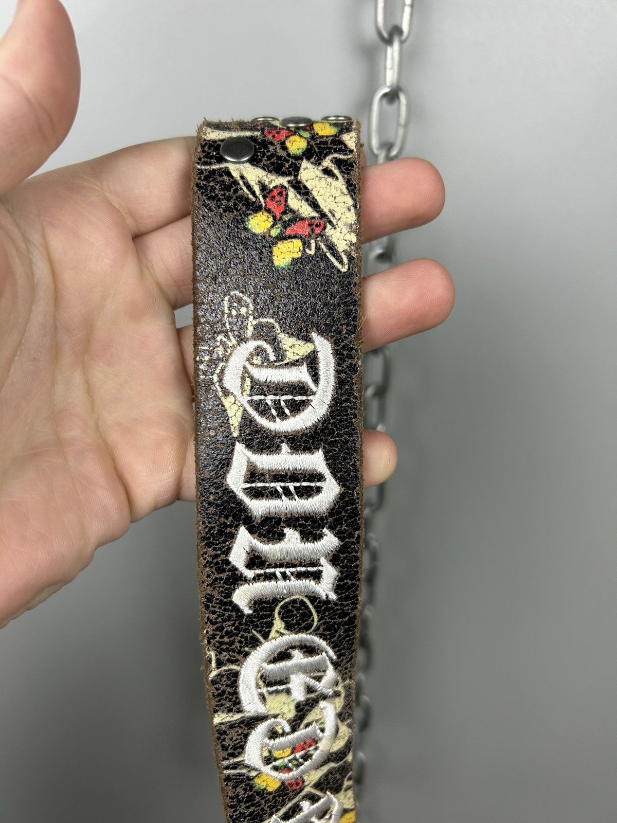 Christian Audigier × Ed Hardy × Vintage Vintage Ed Hardy By Christian Audigier Tattoowear Belt Size ONE SIZE - 11 Thumbnail