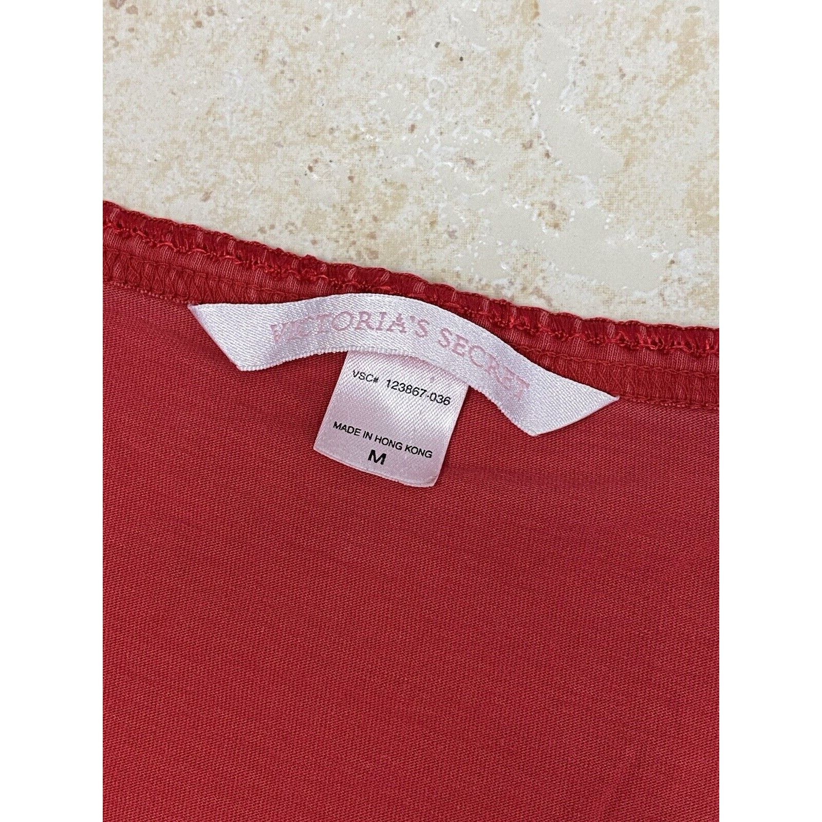 Victoria's Secret VTG Victoria's Secret T-shirt Red Gold Logo Embroidered Tee Size M / US 6-8 / IT 42-44 - 5 Thumbnail