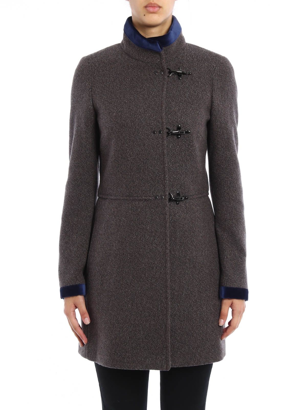Fay Fay Virginia 3 Ganci Hook Wool Cashmere Coat Jacket Size M / US 6-8 / IT 42-44 - 3 Thumbnail