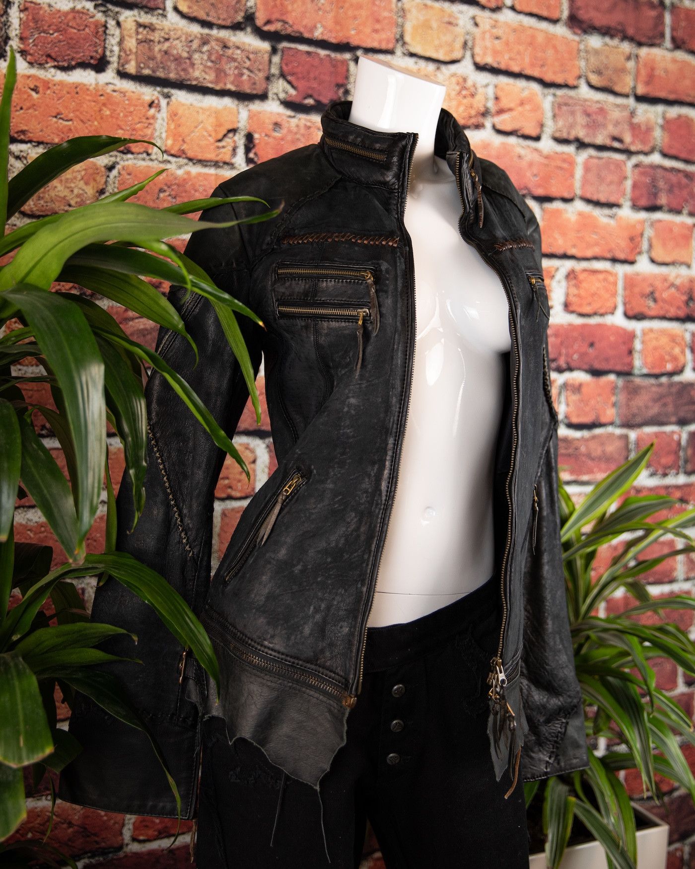 14th Addiction 14th Addiction “JK Desert” Distressed Leather Jacket Archive Size US S / EU 44-46 / 1 - 14 Thumbnail