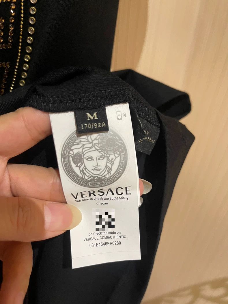 Versace Versace Black short-sleeved T-shirt Size US M / EU 48-50 / 2 - 6 Thumbnail