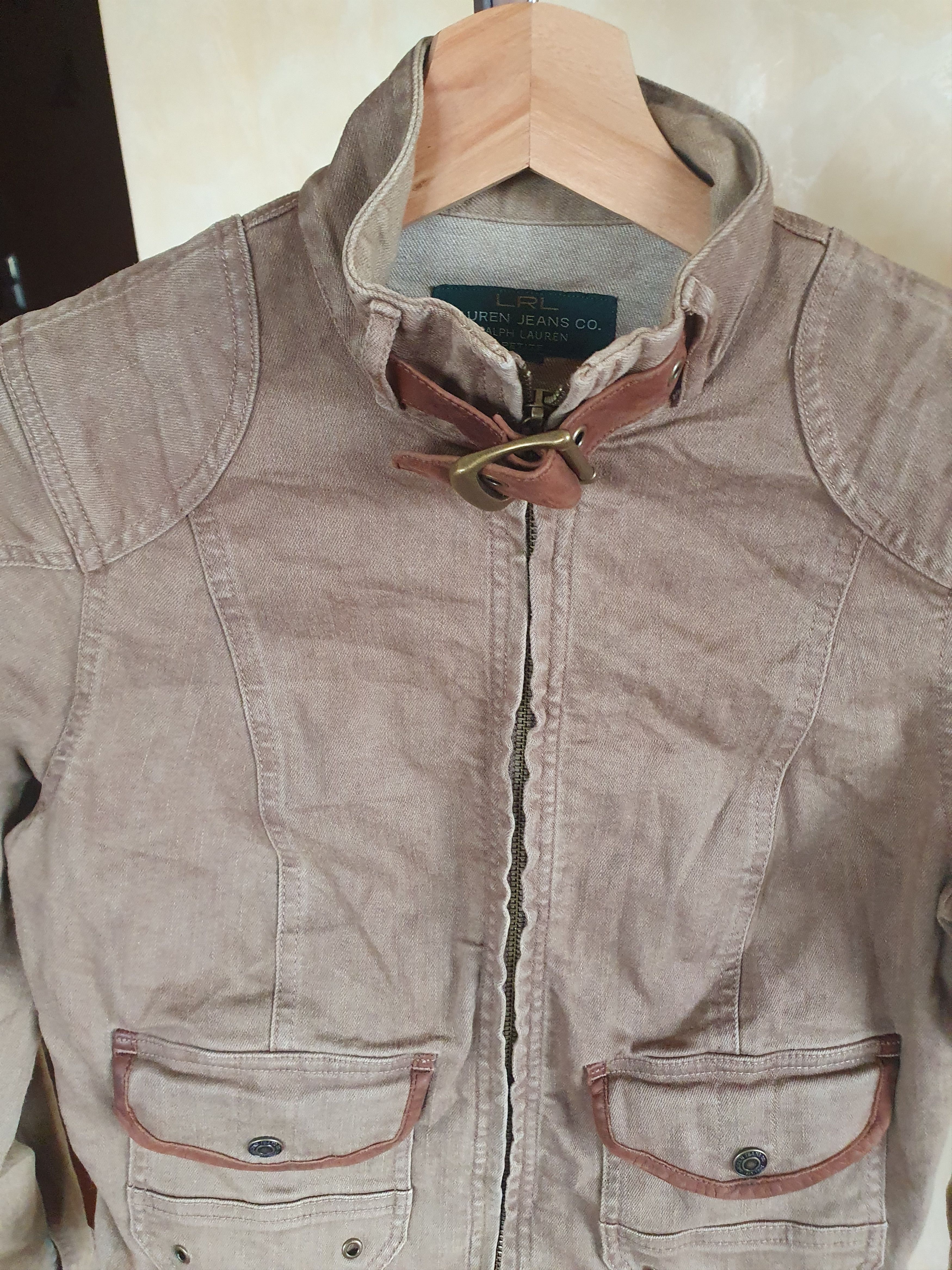 Polo Ralph Lauren Lauren Jeans Co. Ralph Lauren Canvas jacket Leather Trim S Size S / US 4 / IT 40 - 3 Thumbnail