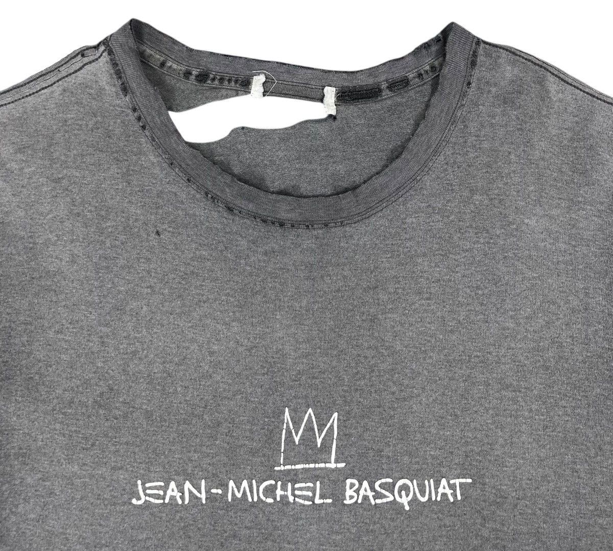 Jean-Michel Basquiat Vintage Distressed Jean Michel Basquiat “evil thoughts” Tee Size US L / EU 52-54 / 3 - 3 Thumbnail