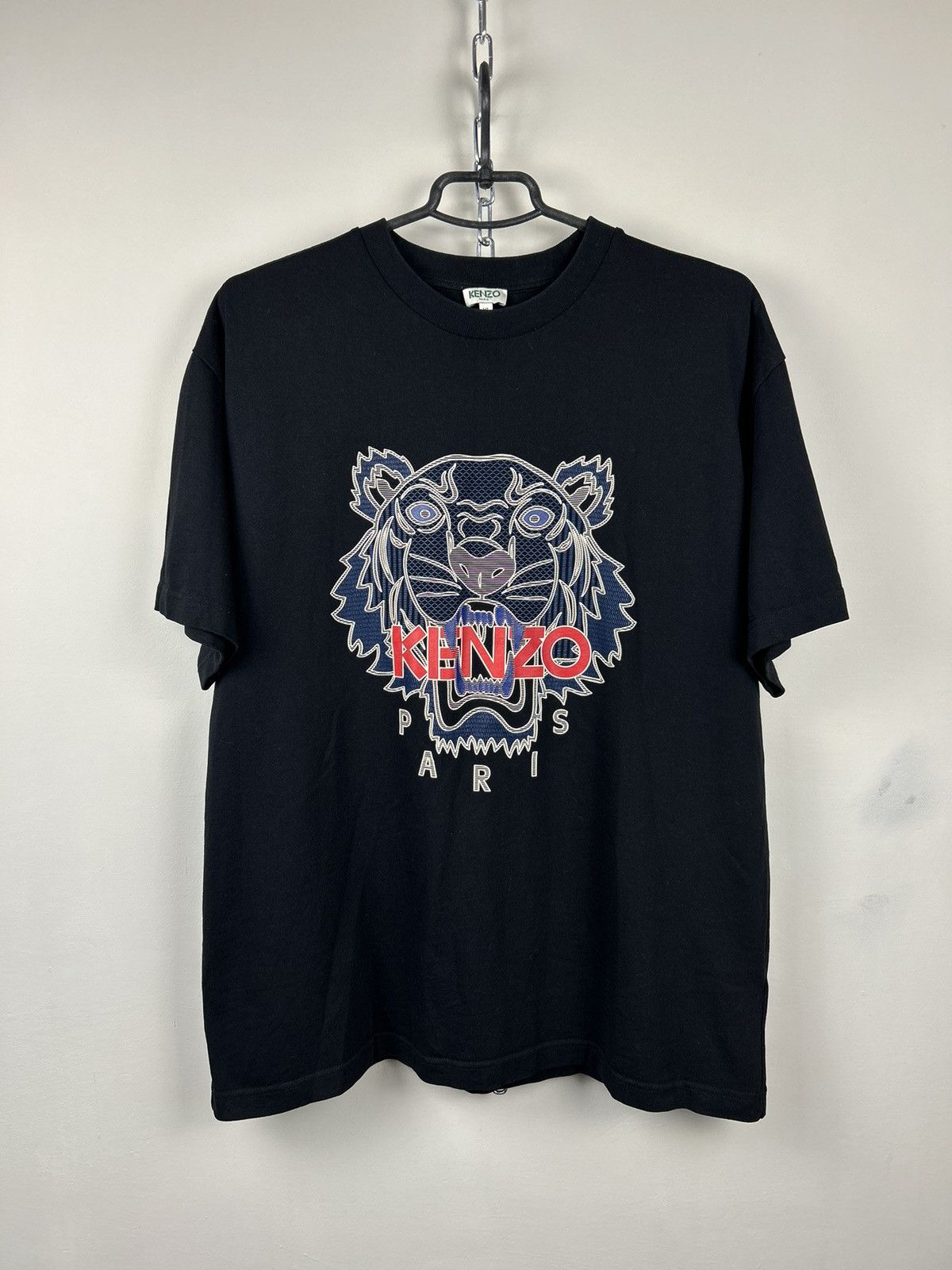 Kenzo Kenzo Paris Black T-Shirt Logo Graphic Tee Size US XL / EU 56 / 4 - 1 Thumbnail