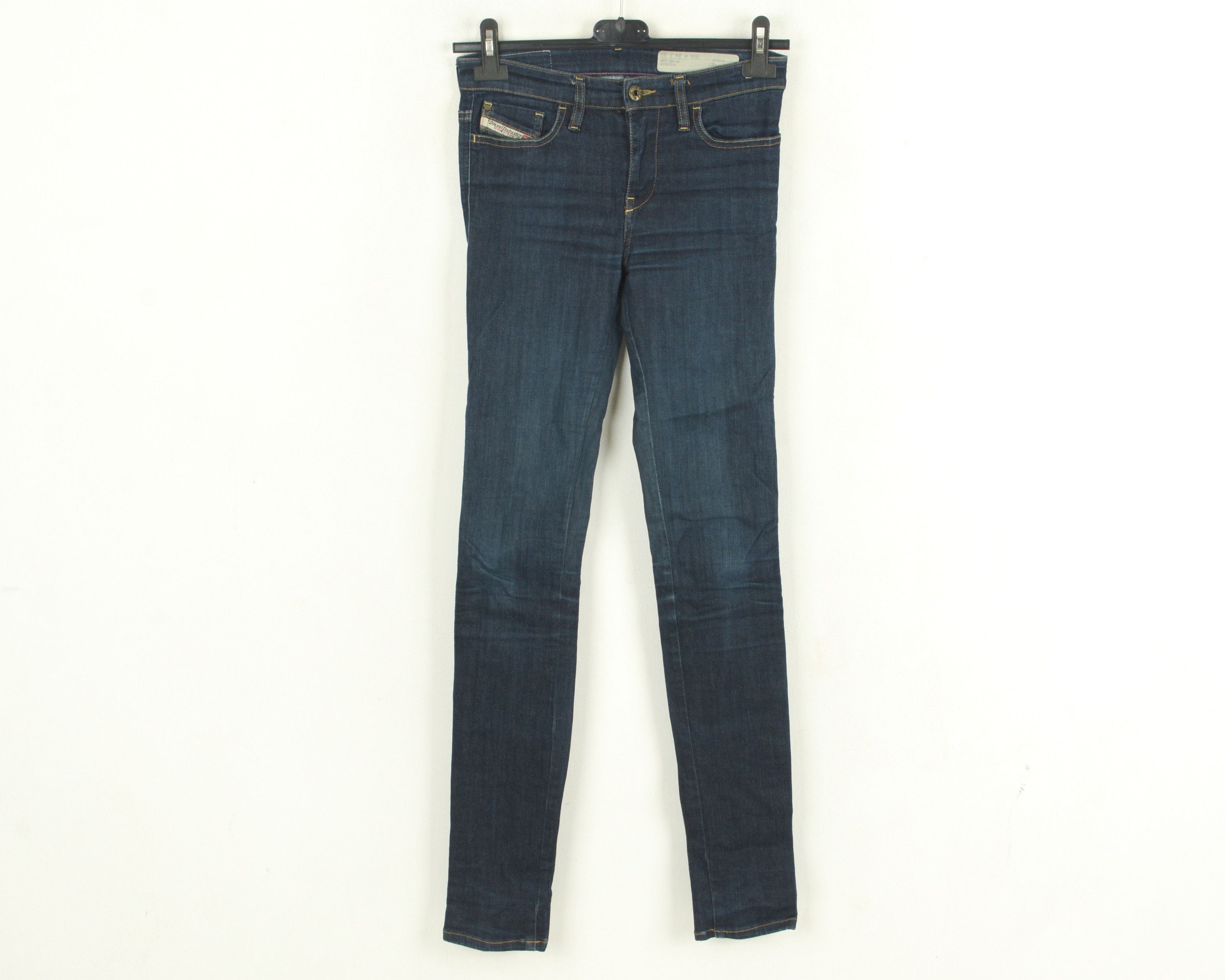Diesel Skinzee Super Slim Skinny W24 L32 Jeans Mid Trousers Pants Size 24" / US 00 / IT 34 - 1 Thumbnail