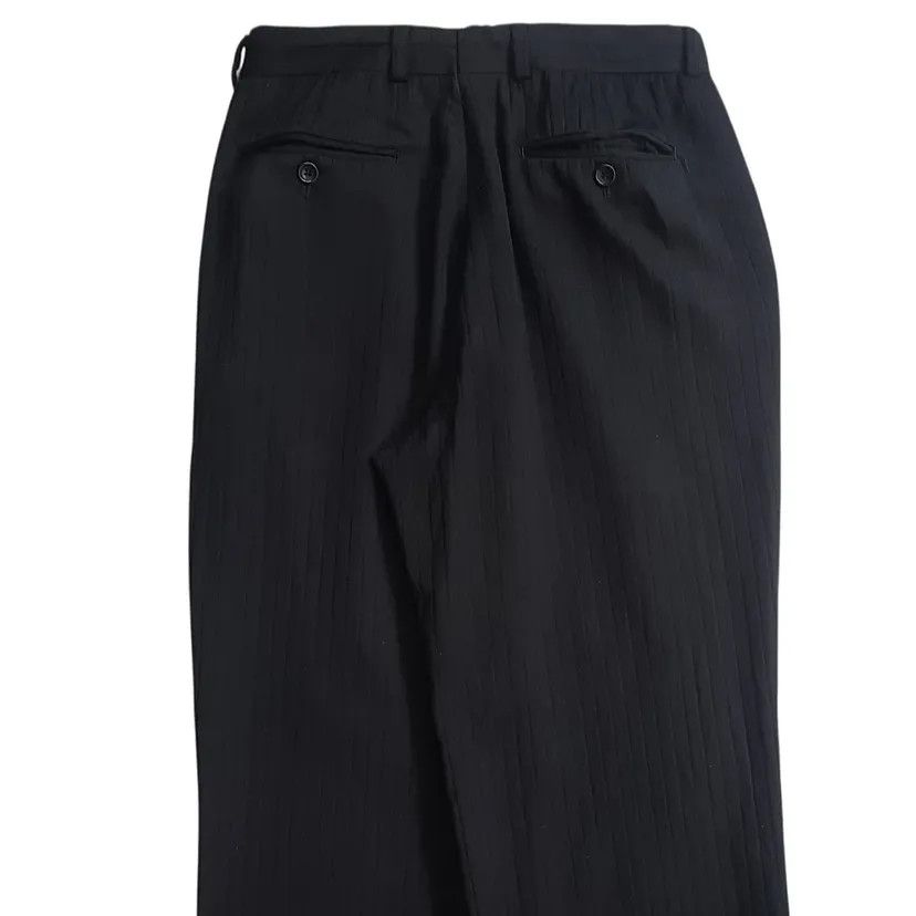Armani Collezioni Armani Collezioni Striped Wool Blend Loose Trouser Size US 28 / EU 44 - 8 Thumbnail