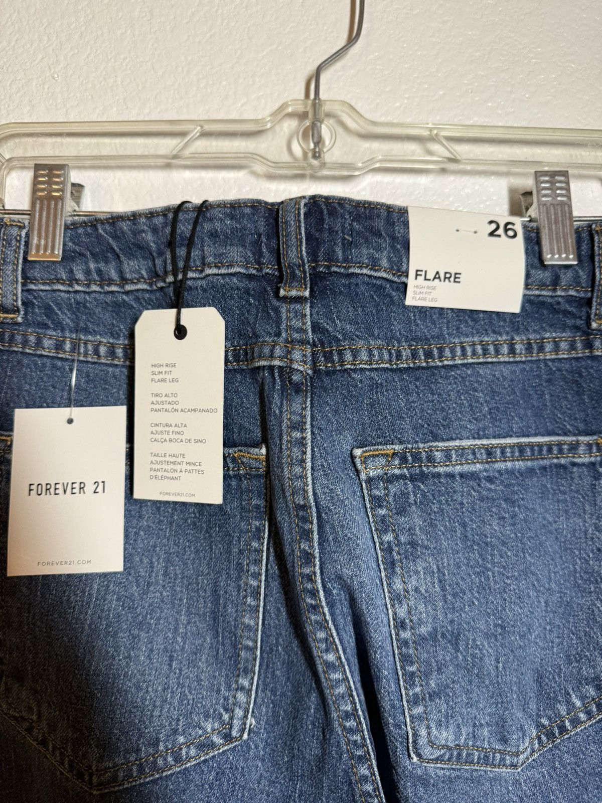 Forever 21 Forever 21 Flare denim pant Size 26" / US 2 / IT 38 - 3 Thumbnail