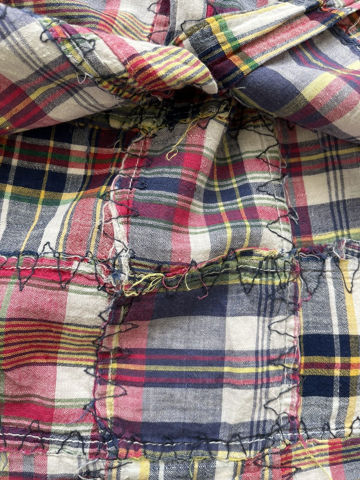 If Six Was Nine × Japanese Brand × Le Grande Bleu (L.G.B.) Rare 💥 Royal Flash Patch Work Shirt Size US S / EU 44-46 / 1 - 8 Thumbnail