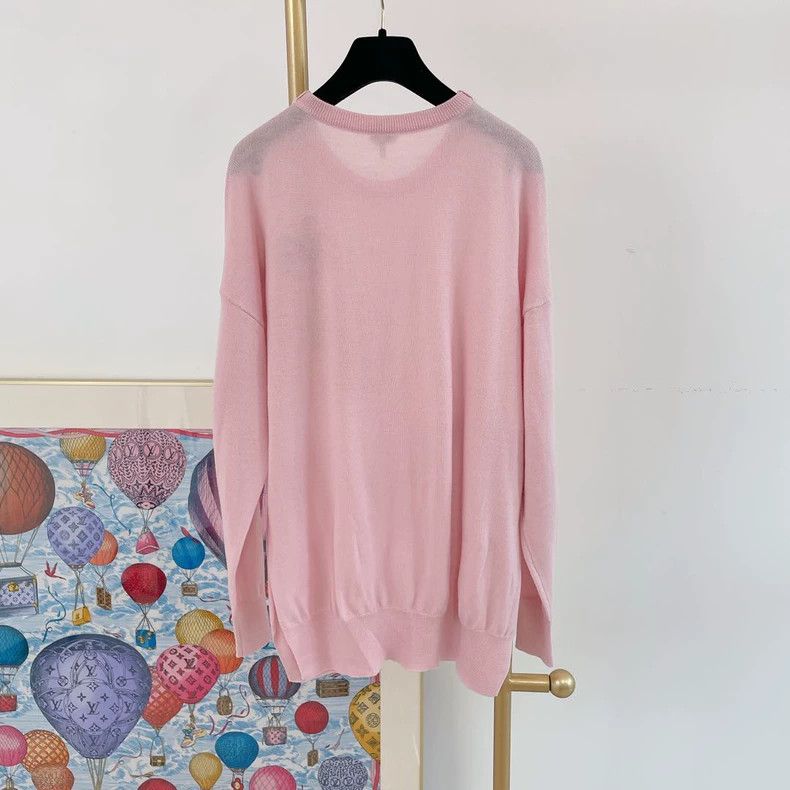Loewe LOEWE Pink knit top Size S / US 4 / IT 40 - 2 Thumbnail