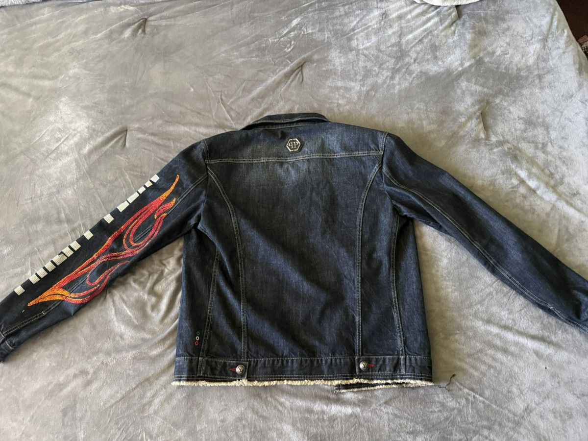 Philipp Plein Philipp Plein Denim Jacket Size US L / EU 52-54 / 3 - 7 Thumbnail
