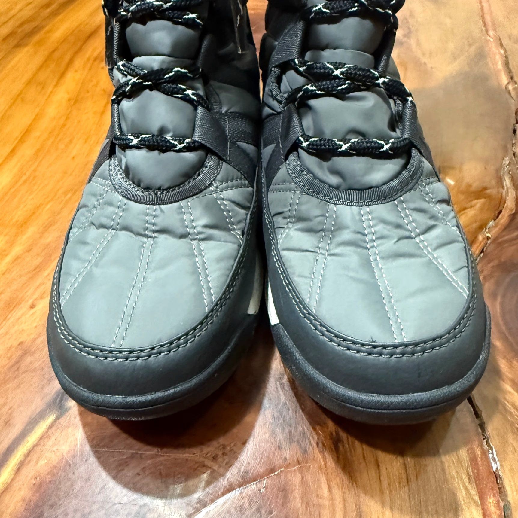 SOREL Sorel Whitney Ii Boots 6.5 Women's Insulated Winter Quarry Grey Quilted Lace Up Size US 8 / IT 38 - 3 Thumbnail