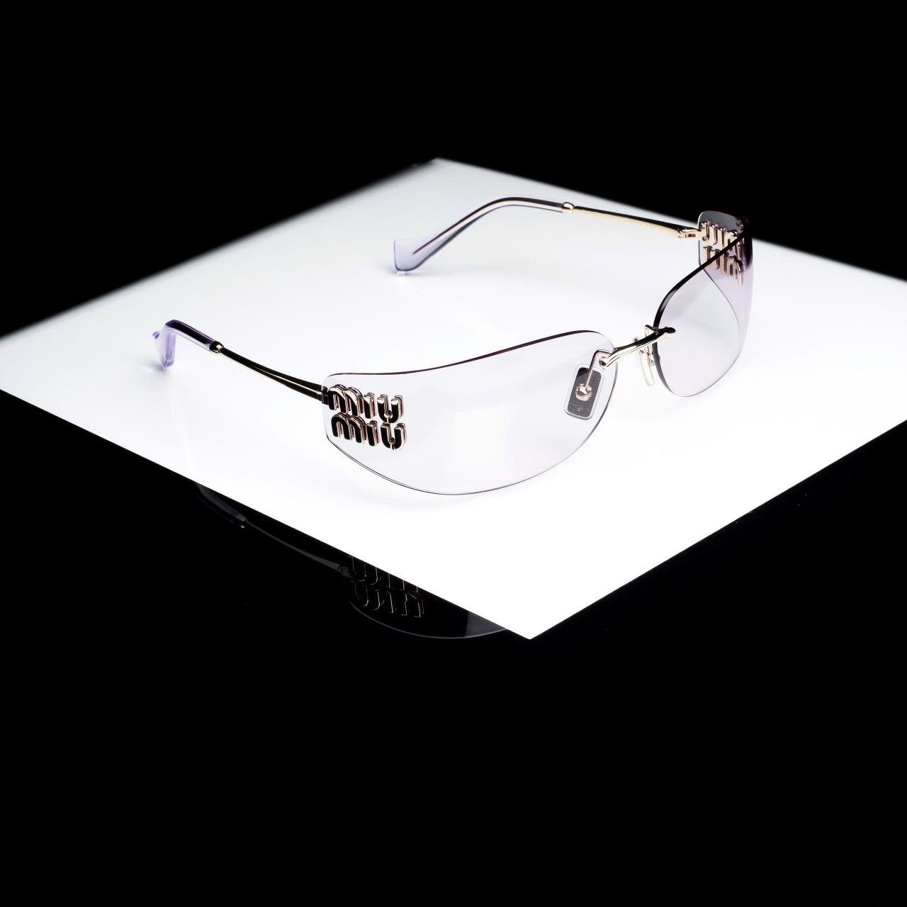 Miu Miu MIU MIU 0MU A51S ZVN90O SUNGLASSES Size ONE SIZE - 1 Thumbnail