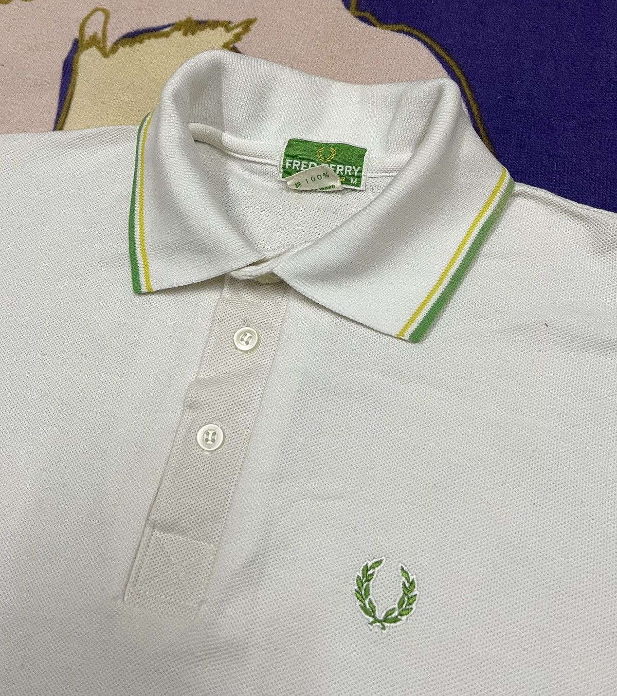 Fred Perry × Vintage Vintage FRED PERRY Ringer Polo Shirt Size US S / EU 44-46 / 1 - 4 Thumbnail
