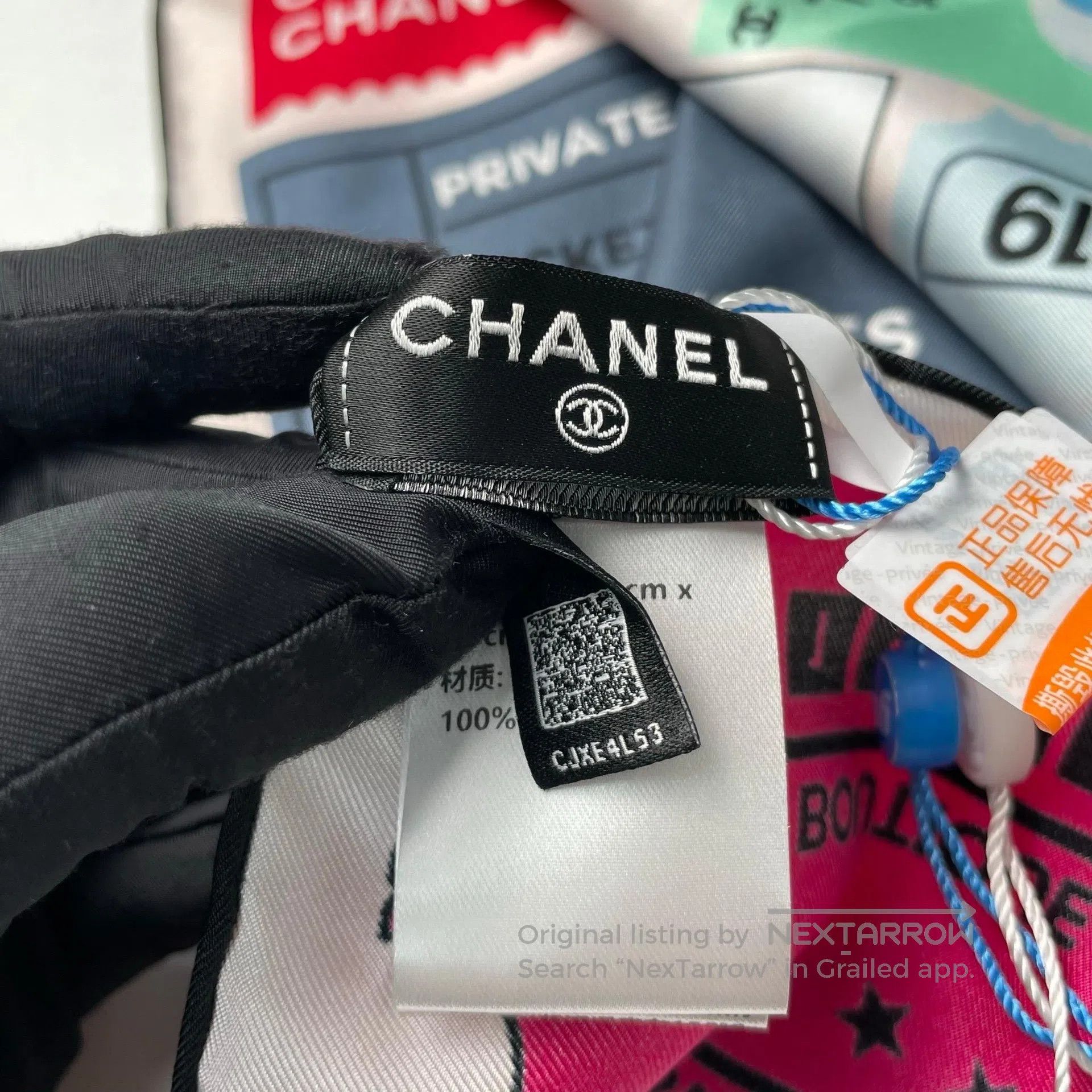 Chanel Chanel Printed Silk Scarf| Size ONE SIZE - 7 Thumbnail