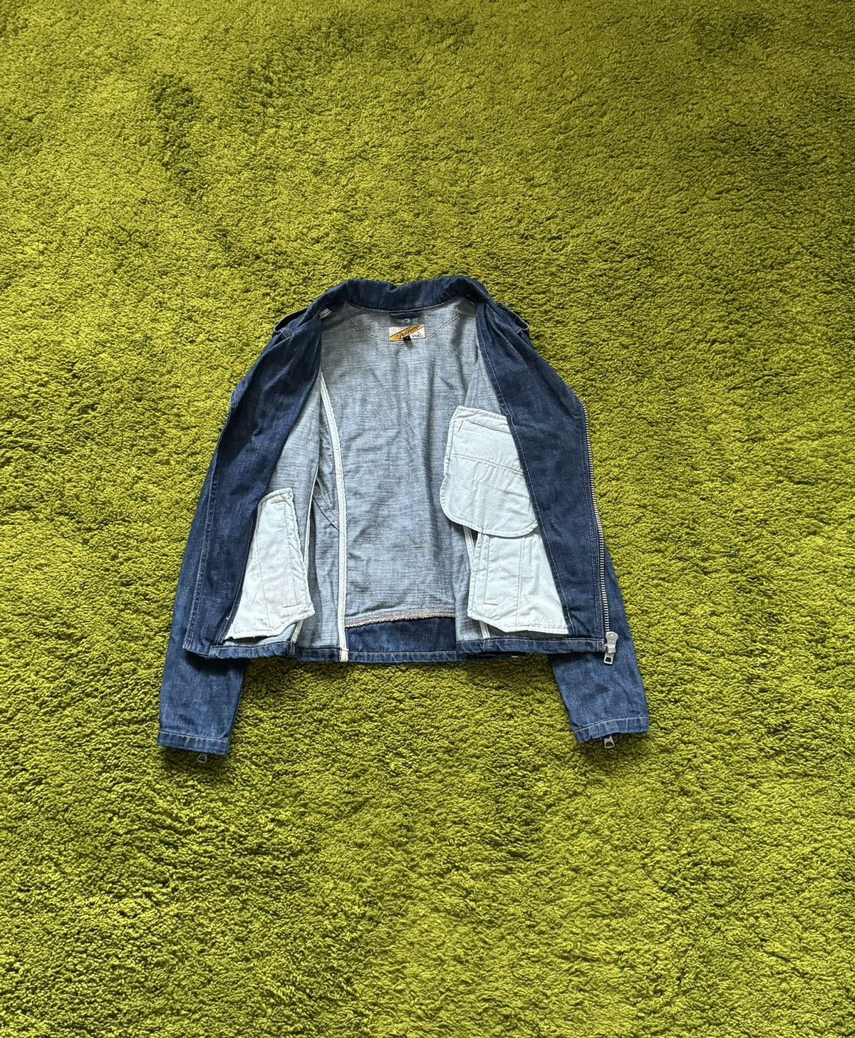 Designer × Schott Schott Perfecto denim biker jacket Size M / US 6-8 / IT 42-44 - 2 Thumbnail