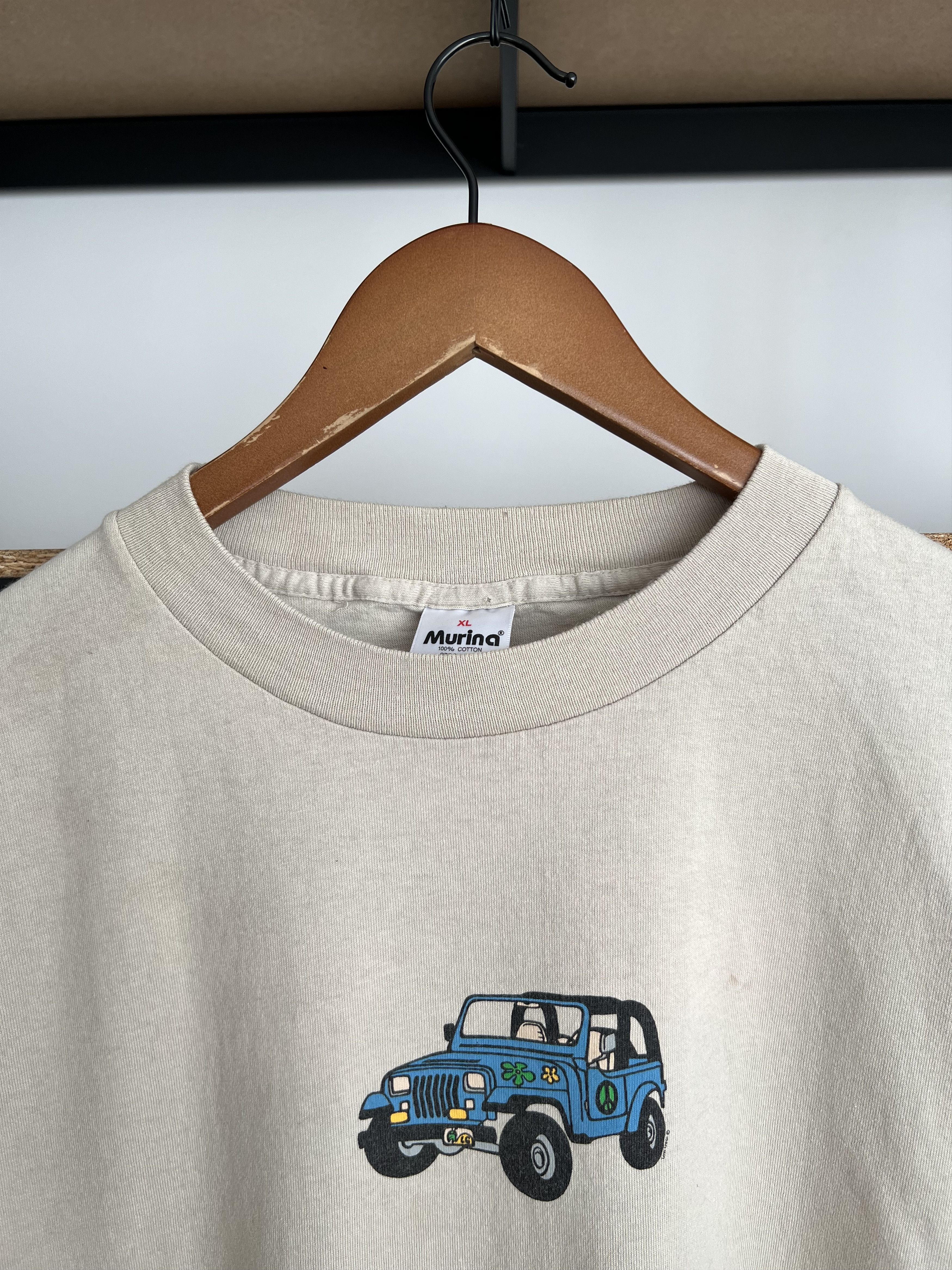 Vintage Vintage 90s Jeep Live The Life You Love Peace Hippy Promo Size US XL / EU 56 / 4 - 11 Thumbnail