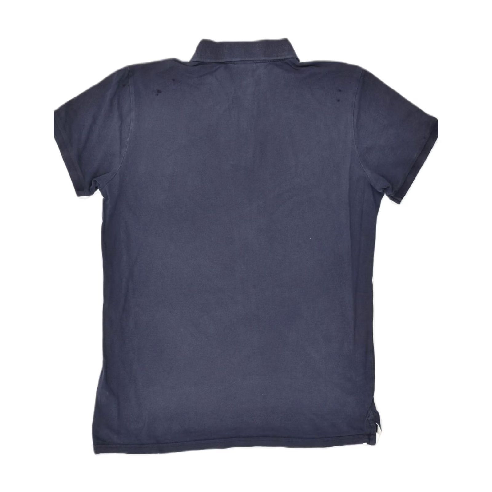 Diadora DIADORA Mens Polo Shirt Large Navy Blue Cotton AA06 Size US L / EU 52-54 / 3 - 2 Thumbnail