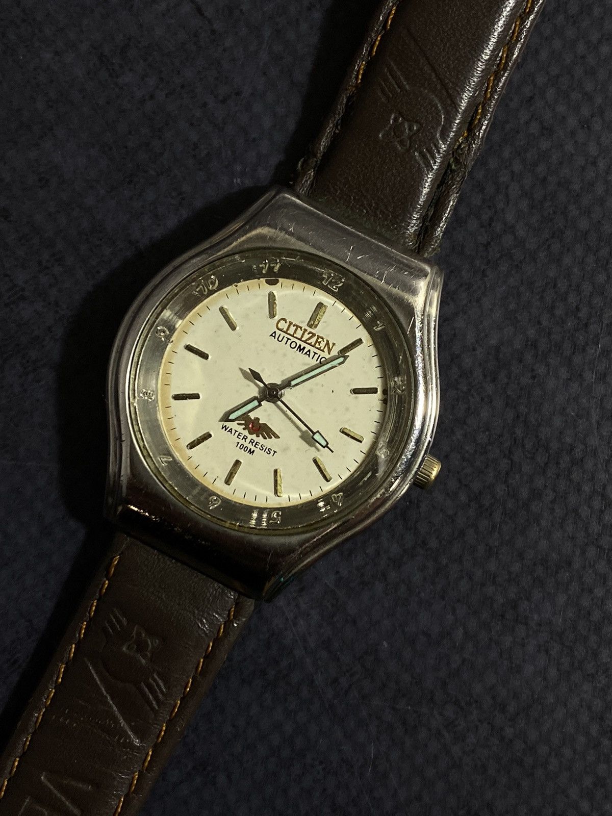 Citizen × Vintage Vintage Citizen Leather Strap Watch Japanese Brand Size ONE SIZE - 7 Thumbnail