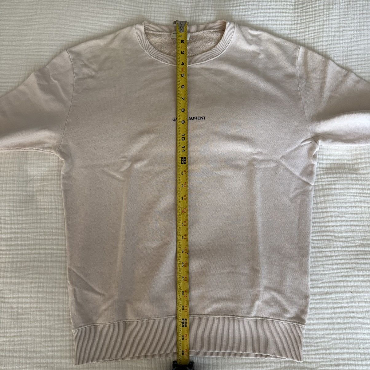 Saint Laurent Paris Saint Laurent Paris Sweatshirt - Light Pink - Size S Size US S / EU 44-46 / 1 - 10 Thumbnail