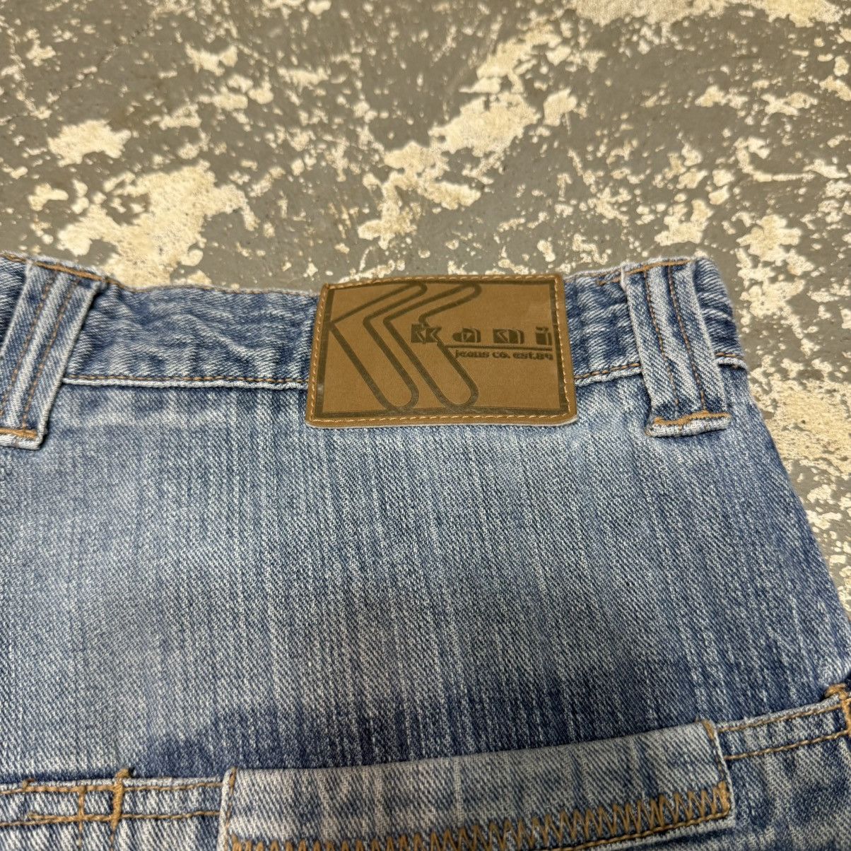 JNCO Vintage Kani Blue Big Pocket Y2K Baggy Shorts Jorts Size US 35 - 3 Thumbnail