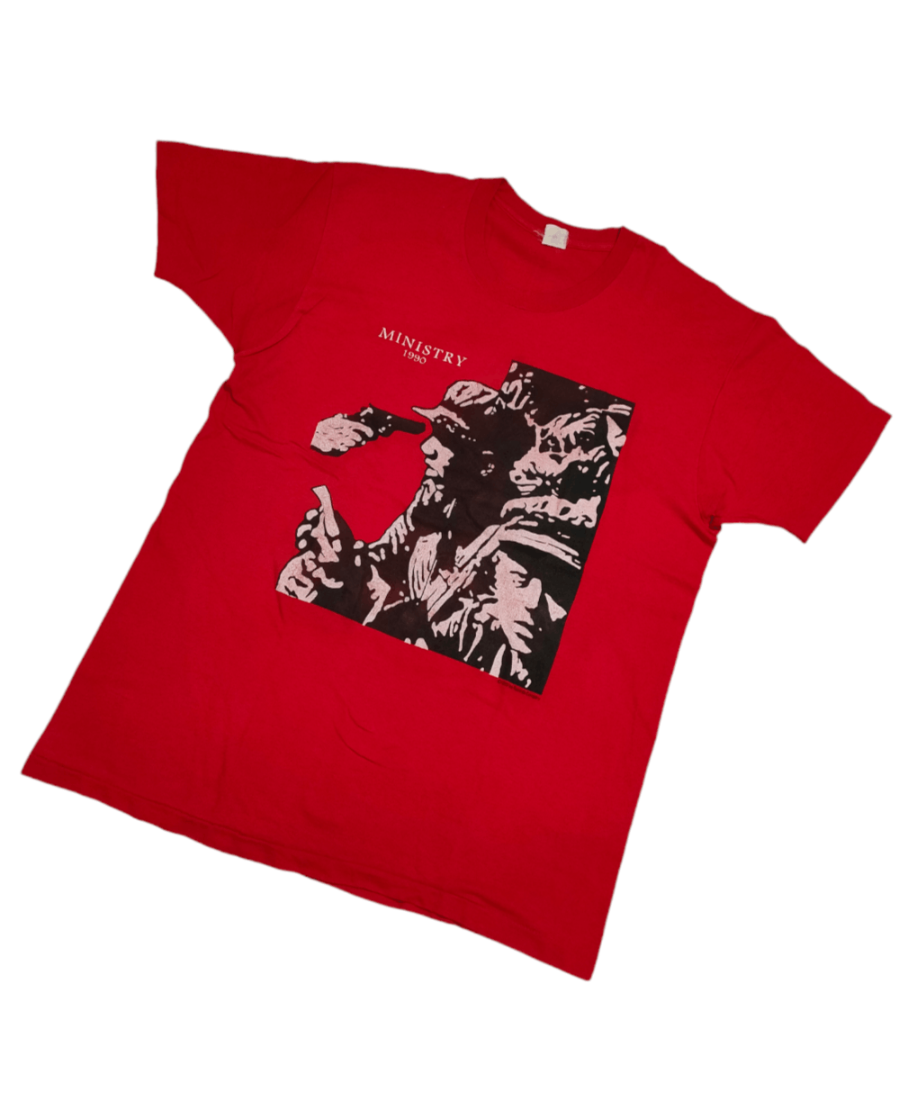 Band Tees × Vintage Vintage 80s MINISTRY 1990 Burning Inside ©1989 Size US XL / EU 56 / 4 - 8 Thumbnail