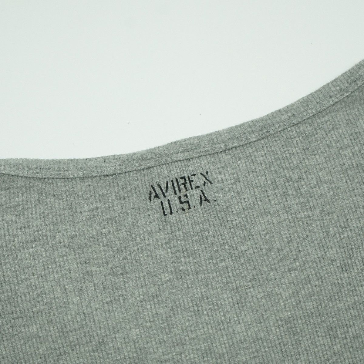 Avirex *NoTariff Avirex V Neck Body Fit Long Sleeve Size US XL / EU 56 / 4 - 4 Thumbnail