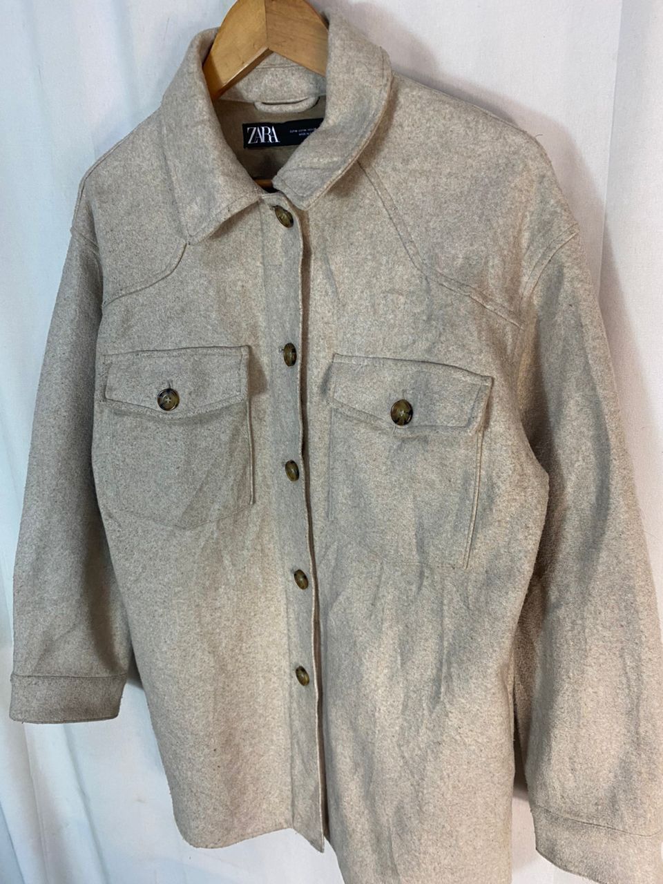 Zara Zara wool button up jacket Size M / US 6-8 / IT 42-44 - 3 Thumbnail