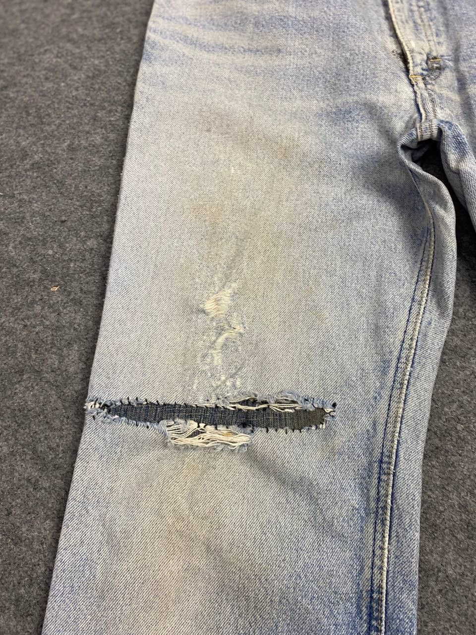 Lee vintage lee riders distressed reworked denim nice design Size US 31 - 13 Thumbnail