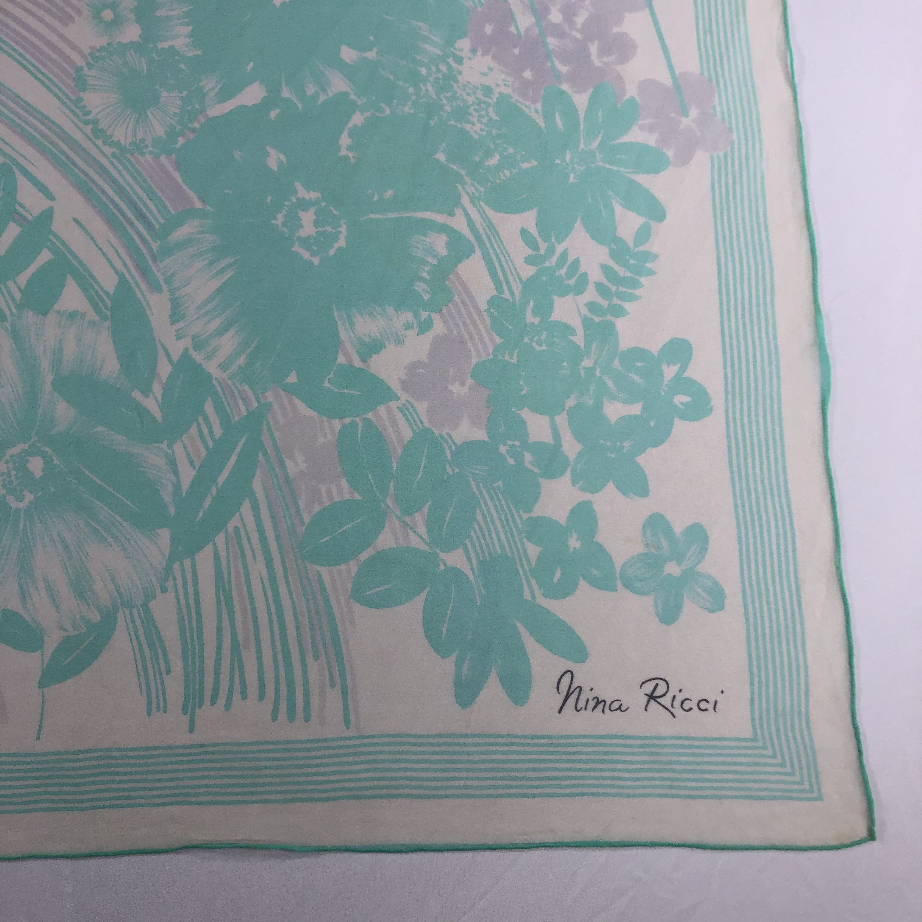 Nina Ricci Vintage Nina Ricci Silk Scarf Size ONE SIZE - 4 Thumbnail