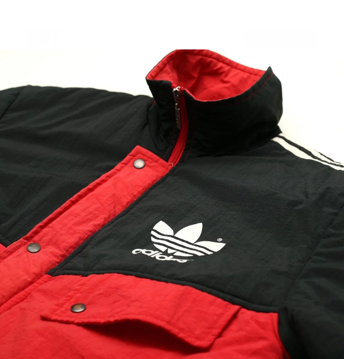 Adidas × Vintage parka coat bomber Jacket - not biker leather hoodie boots Size US L / EU 52-54 / 3 - 3 Thumbnail