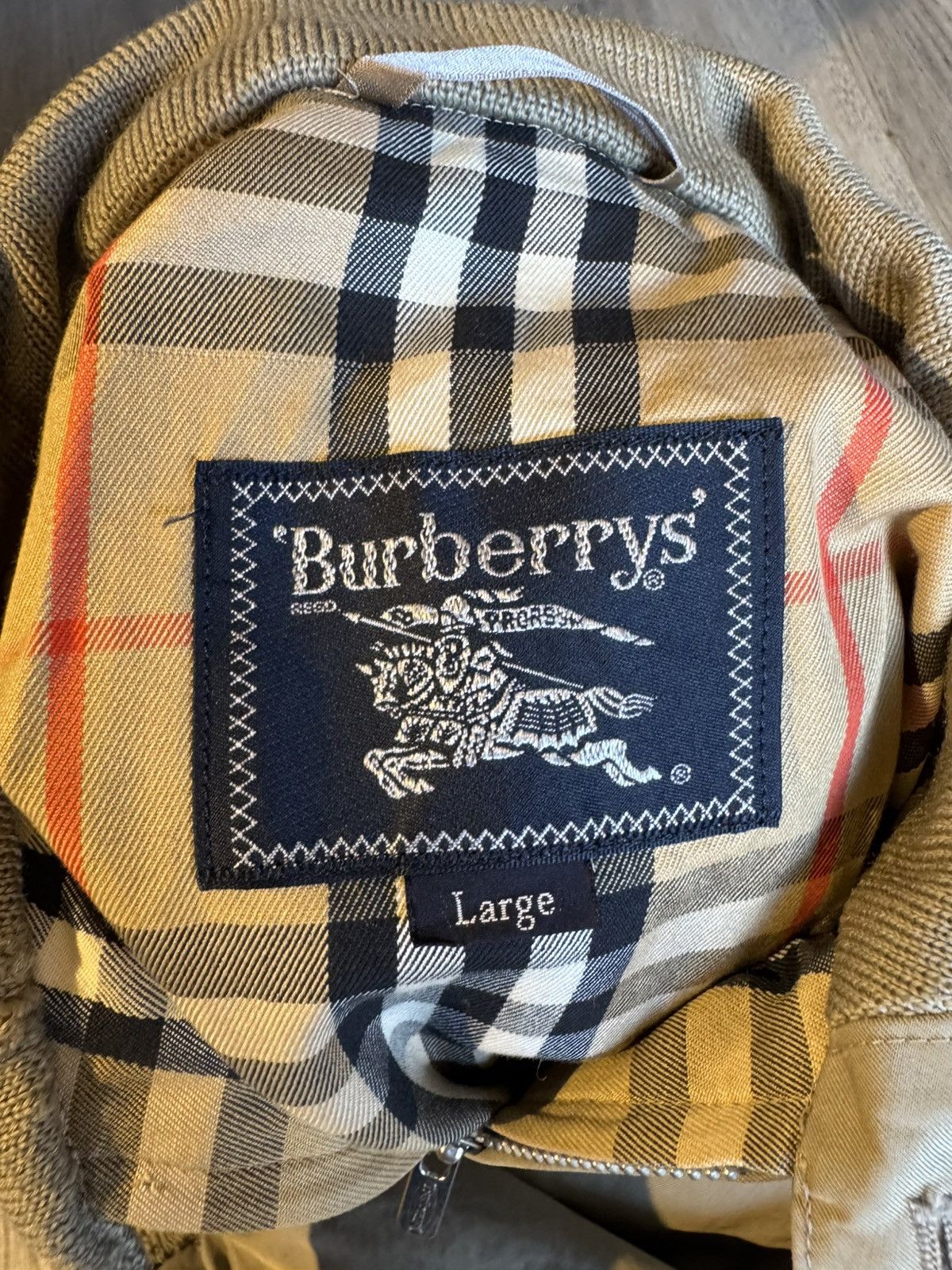 Burberry VINTAGE BURBERRYS HARRINGTON JACKET Size US L / EU 52-54 / 3 - 10 Thumbnail