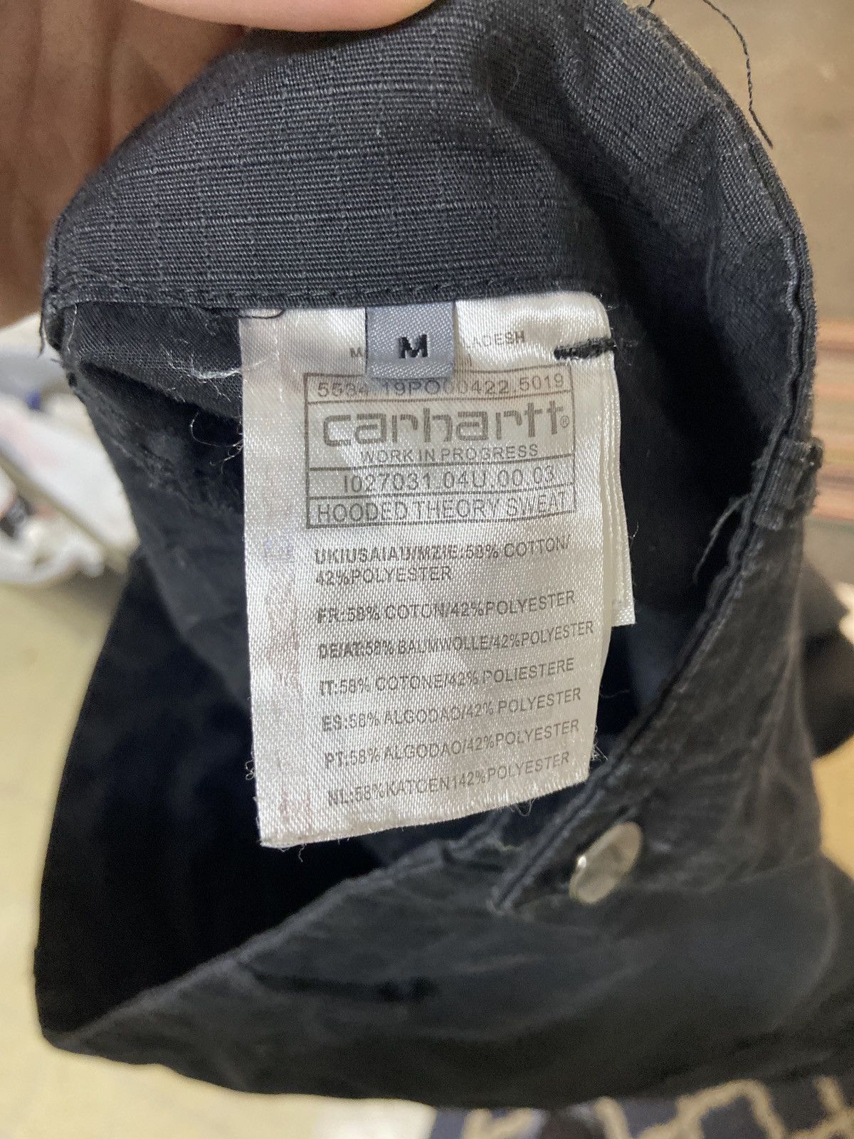 Carhartt Carhartt Work in Progress Hooded Theory Sweat Cargo Pants Size US 32 / EU 48 - 4 Thumbnail