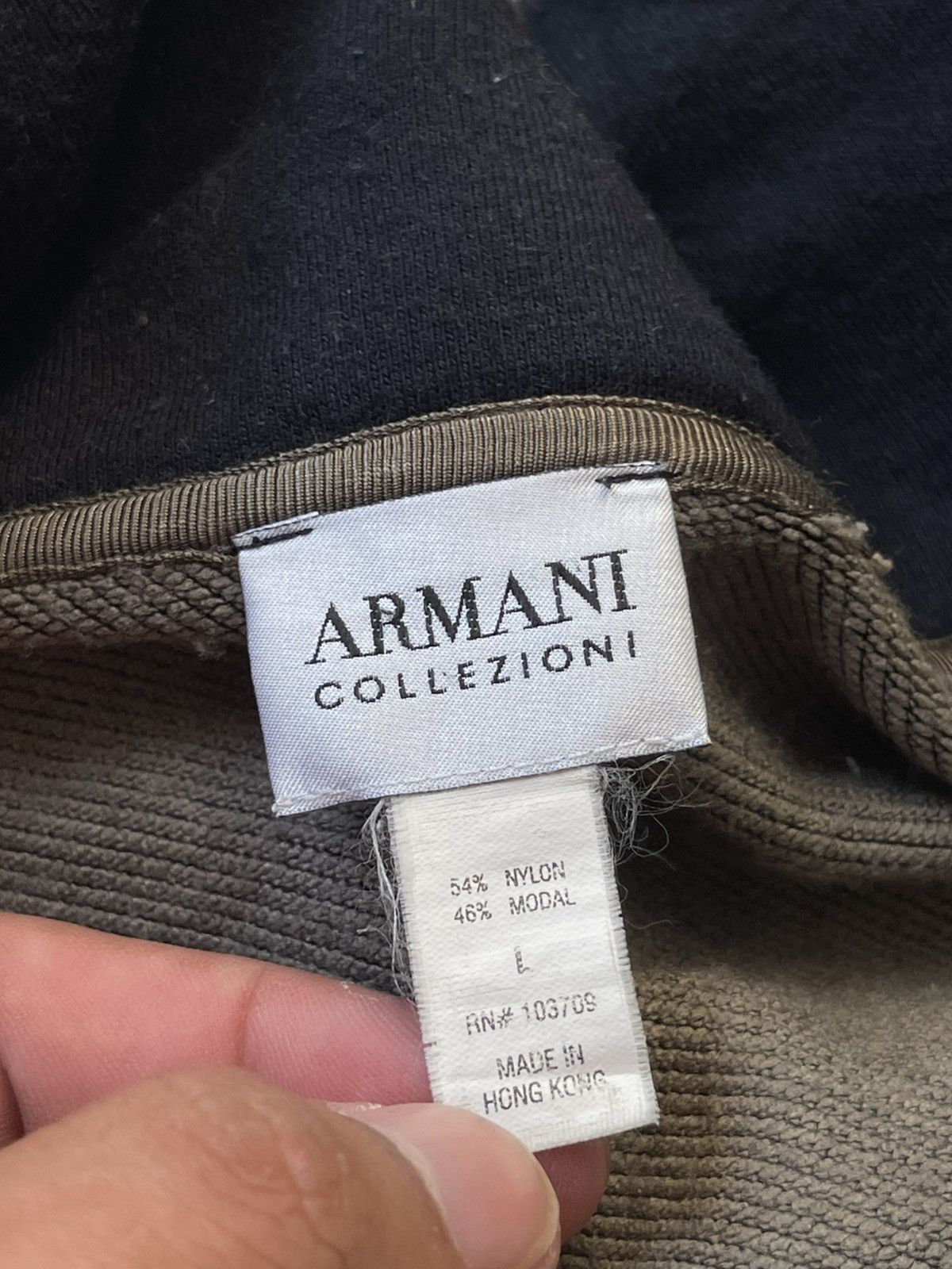 Armani Collezioni 90s Armani Collezioni Zipper Jacket C1 Size US M / EU 48-50 / 2 - 8 Thumbnail
