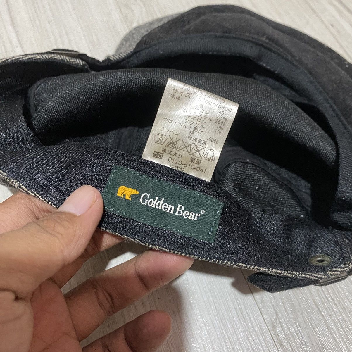Japanese Brand Vintage golden bear herringbone flat cap Size ONE SIZE - 6 Thumbnail