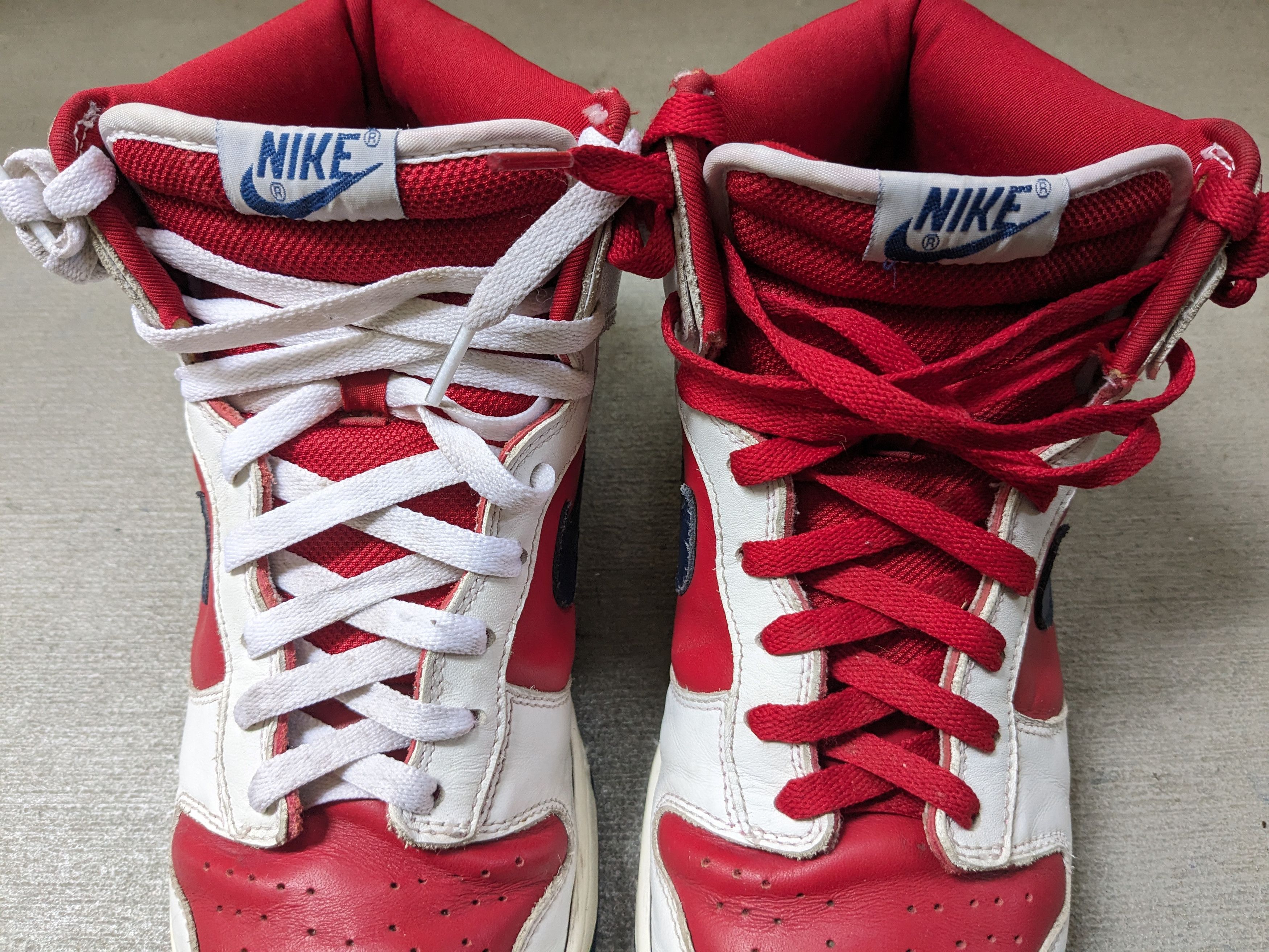 Nike Nike Dunk High Clippers 9.5 Red Blue White 305287-141 Size US 9.5 / EU 42-43 - 4 Thumbnail