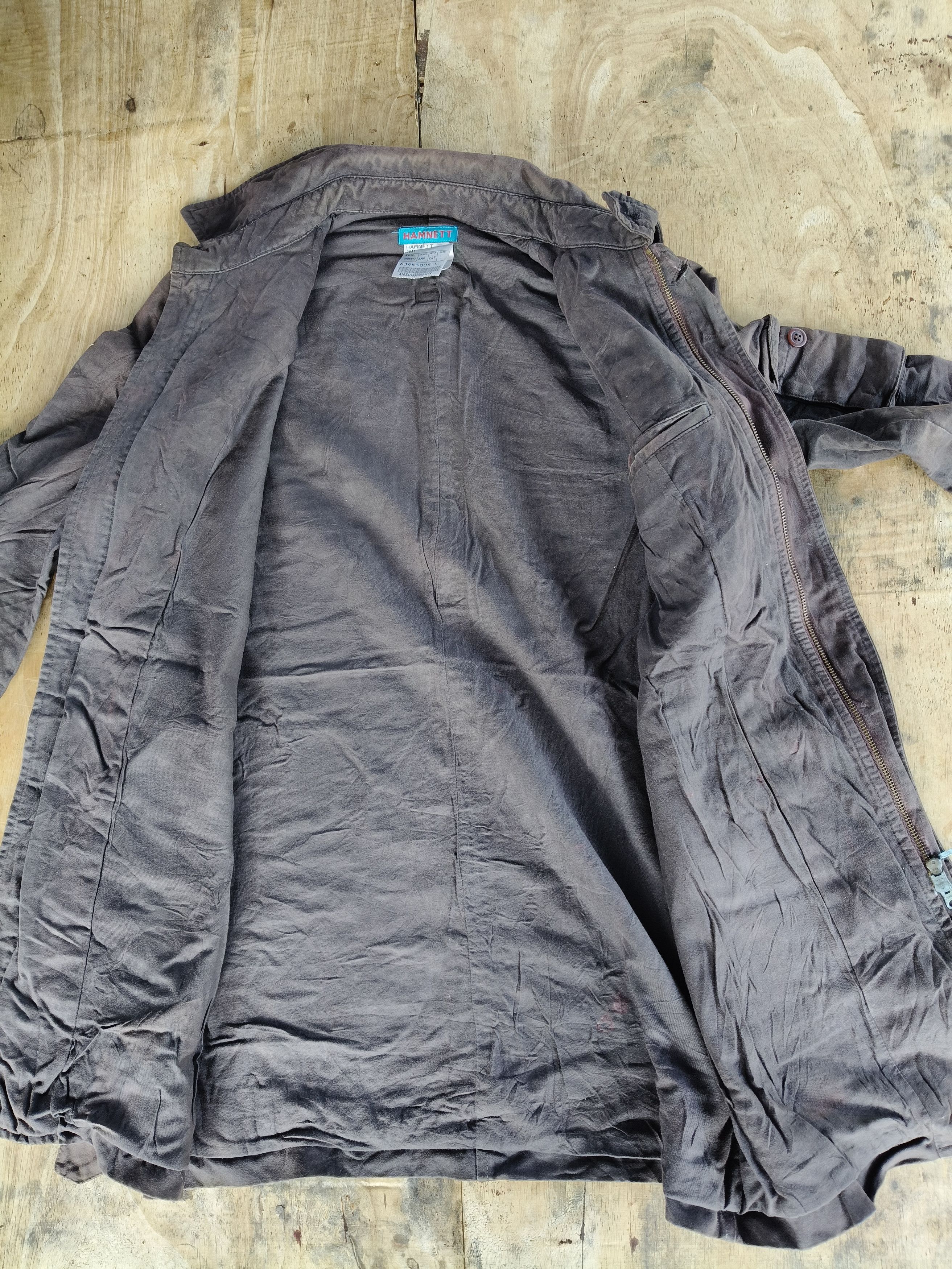Katharine Hamnett London HAMNETT Zipper Long Jacket Size US L / EU 52-54 / 3 - 8 Thumbnail