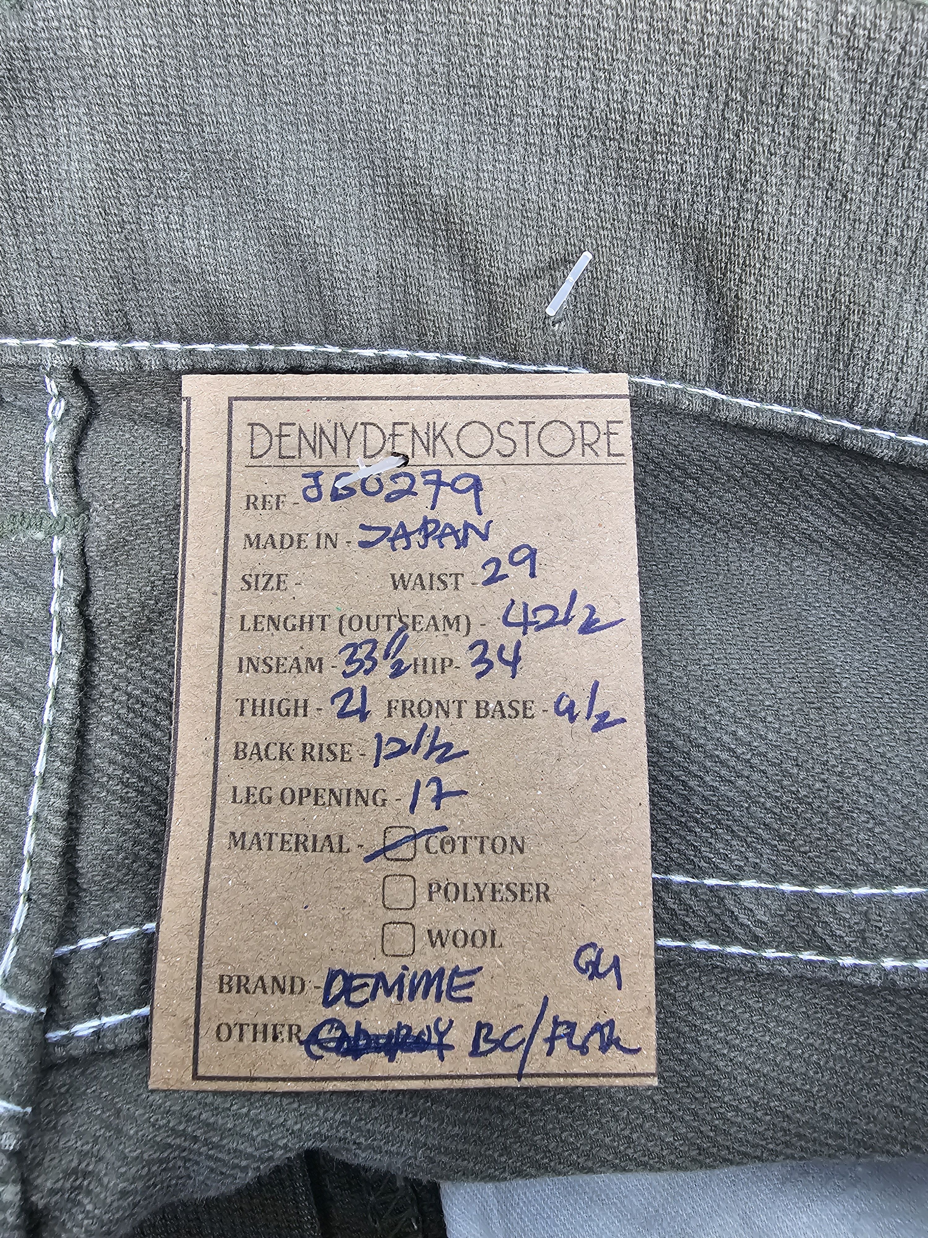 Denime DENIME Green Bootcut Flare Jeans Pants JB0279 Size 29x33.5 Size US 29 - 14 Thumbnail
