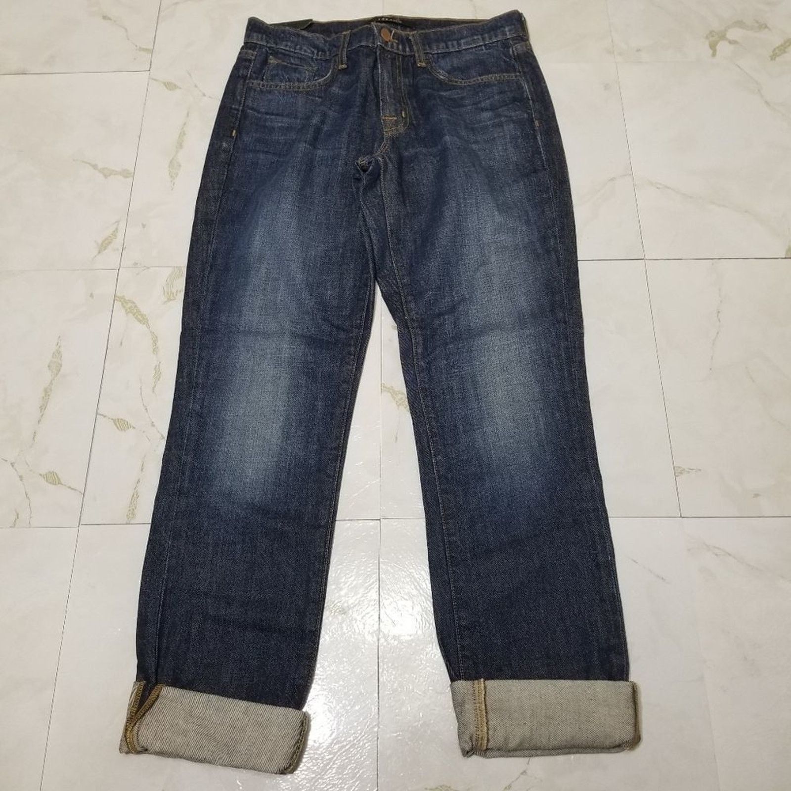J Brand J Brand Logan Cuffed Jeans Hung Up NWT Size 26" / US 2 / IT 38 - 1 Thumbnail