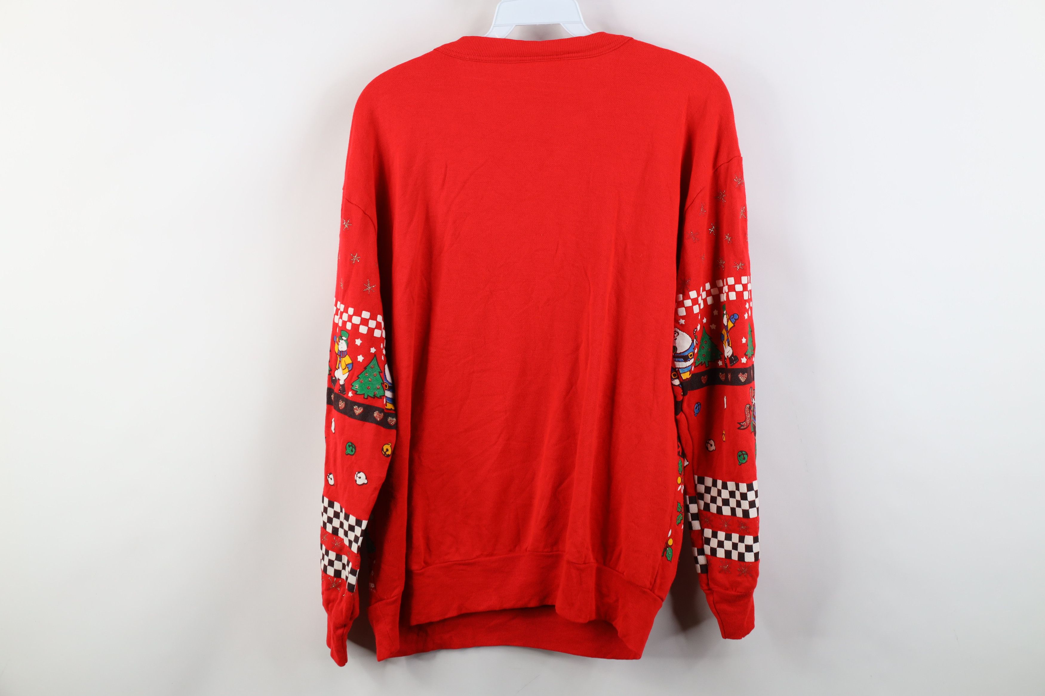 Vintage Vintage 90s Streetwear Snowman All Over Print Sweatshirt USA Size M / US 6-8 / IT 42-44 - 11 Thumbnail