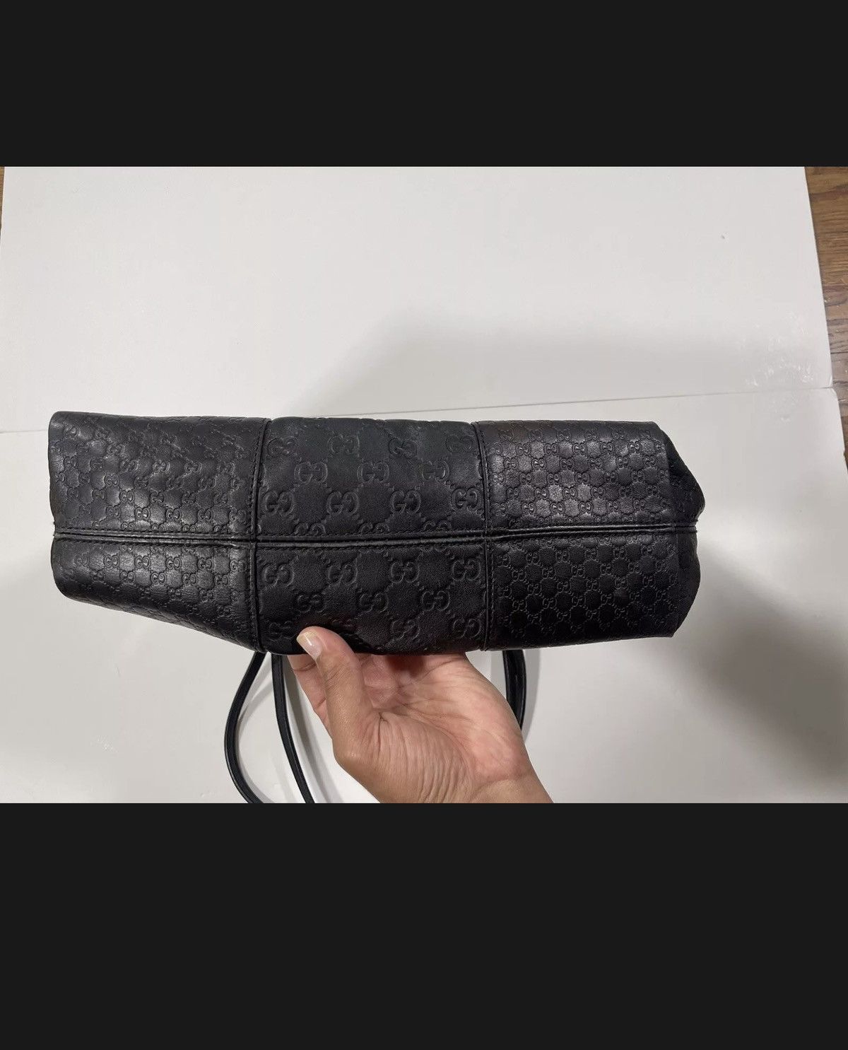 Gucci Women’s Gucci Monogram Bag All Over Gucci Print Leather Size ONE SIZE - 6 Thumbnail