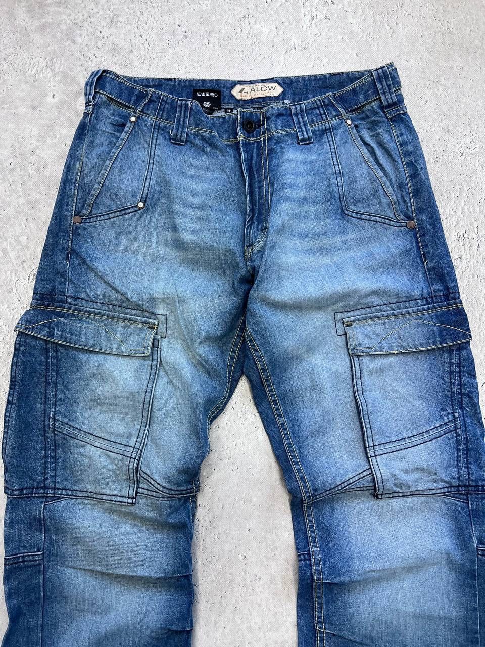 Issey Miyake × Japanese Brand × Tete Homme 2000s Tete Home Multipocket Bondage Cargo Pants Size US 35 - 6 Thumbnail