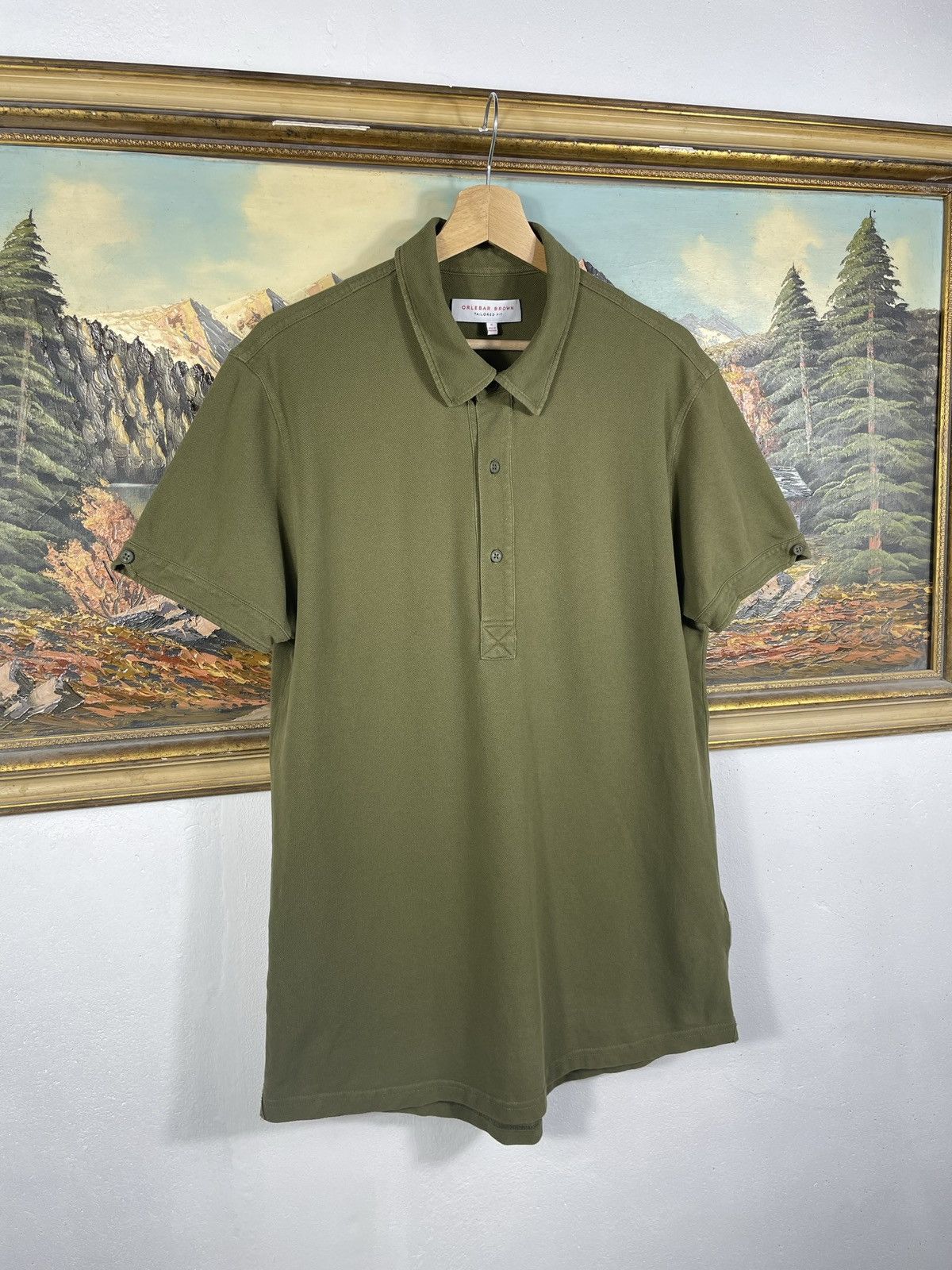 Designer × Orlebar Brown Green Polo Orlebar Brown T shirt Size US XL / EU 56 / 4 - 3 Thumbnail