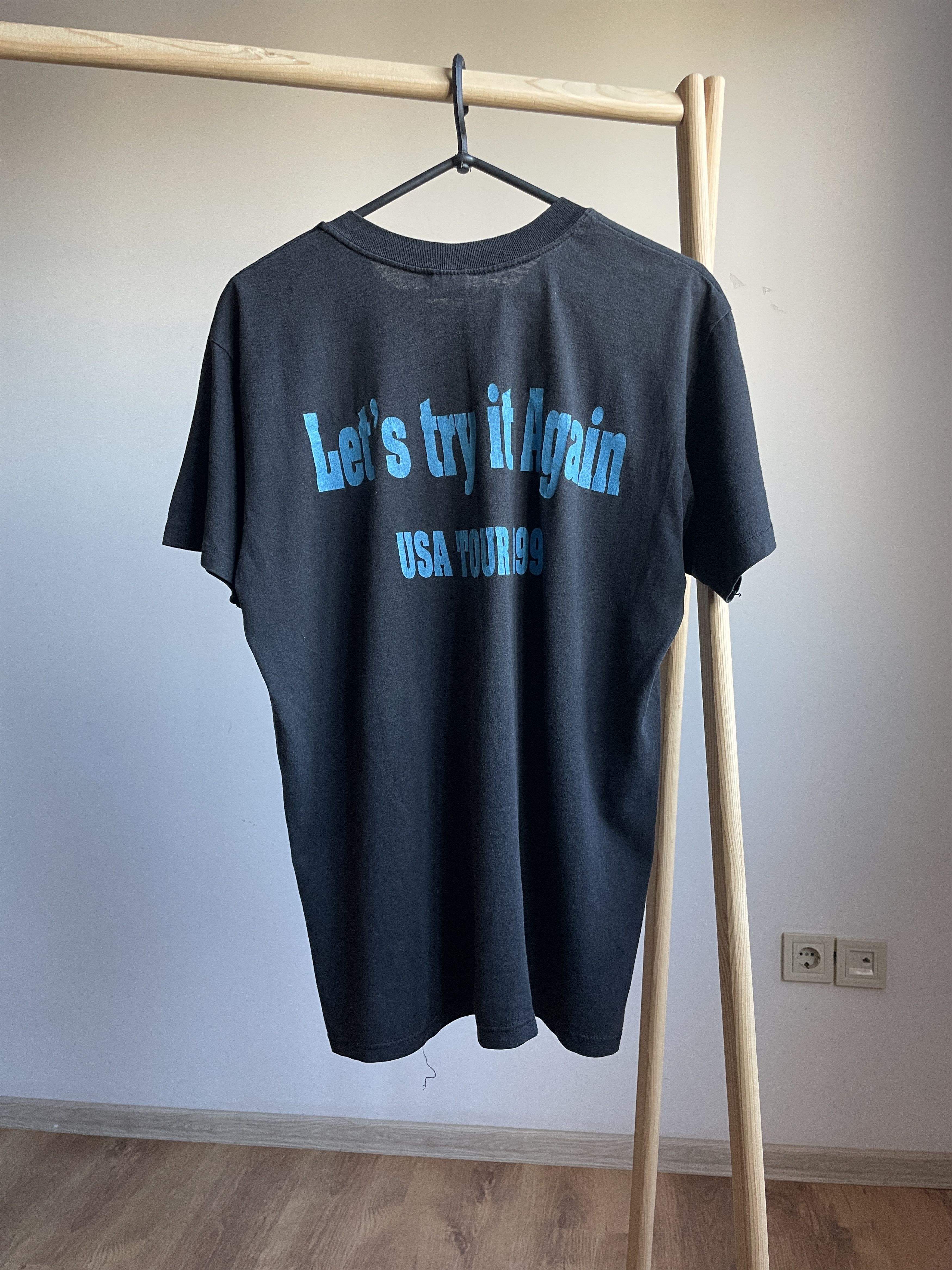 Band Tees Luther Allison Let's Try It Again 1990 USA Tour T-Shirt Size US L / EU 52-54 / 3 - 2 Thumbnail