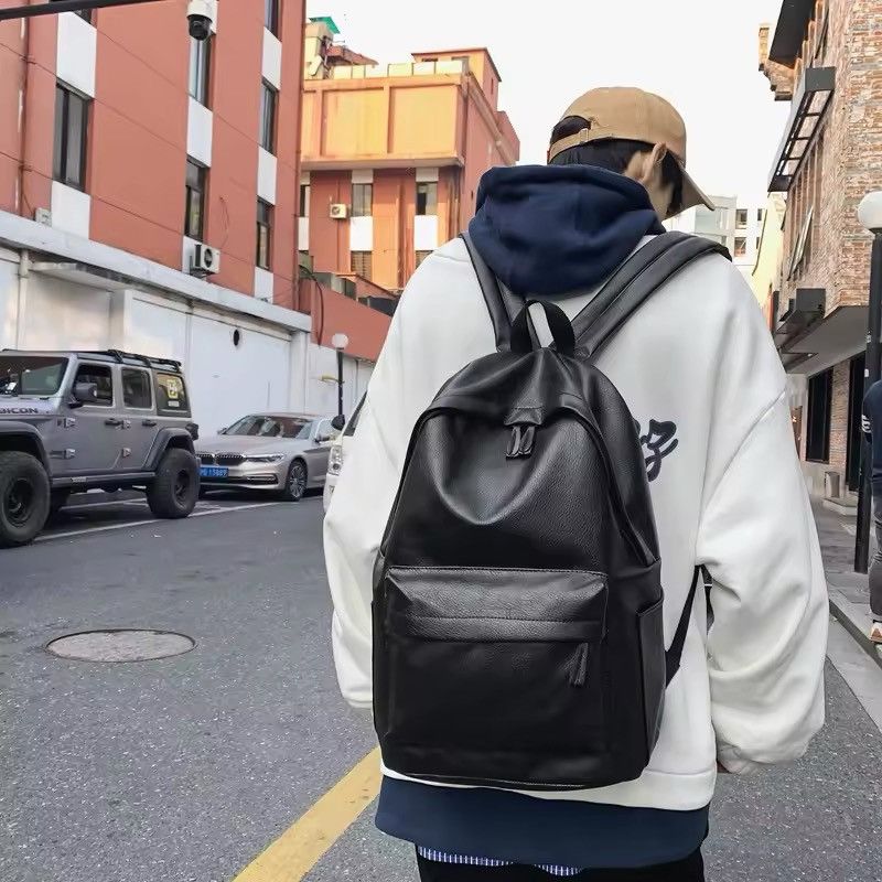 Japanese Brand Leather Backpack Size ONE SIZE - 1 Thumbnail