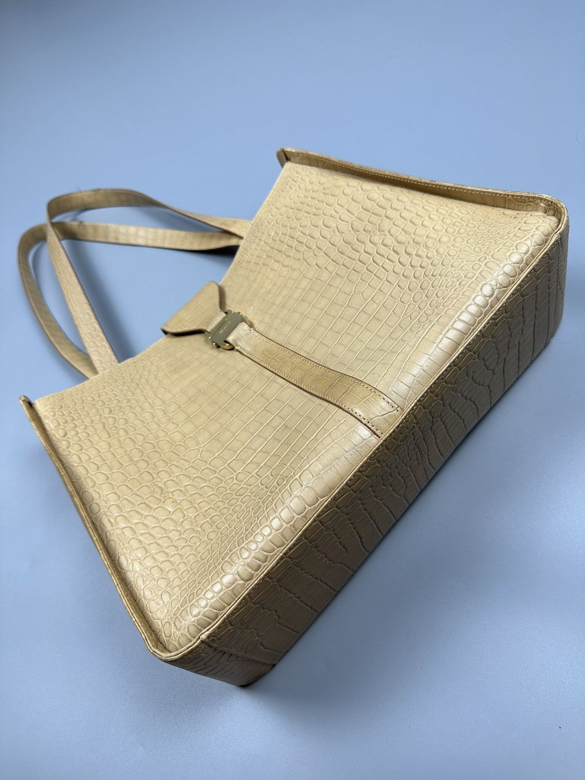 Salvatore Ferragamo Salvatore Ferragamo Crocodiles Leather Tote Bags Size ONE SIZE - 6 Thumbnail