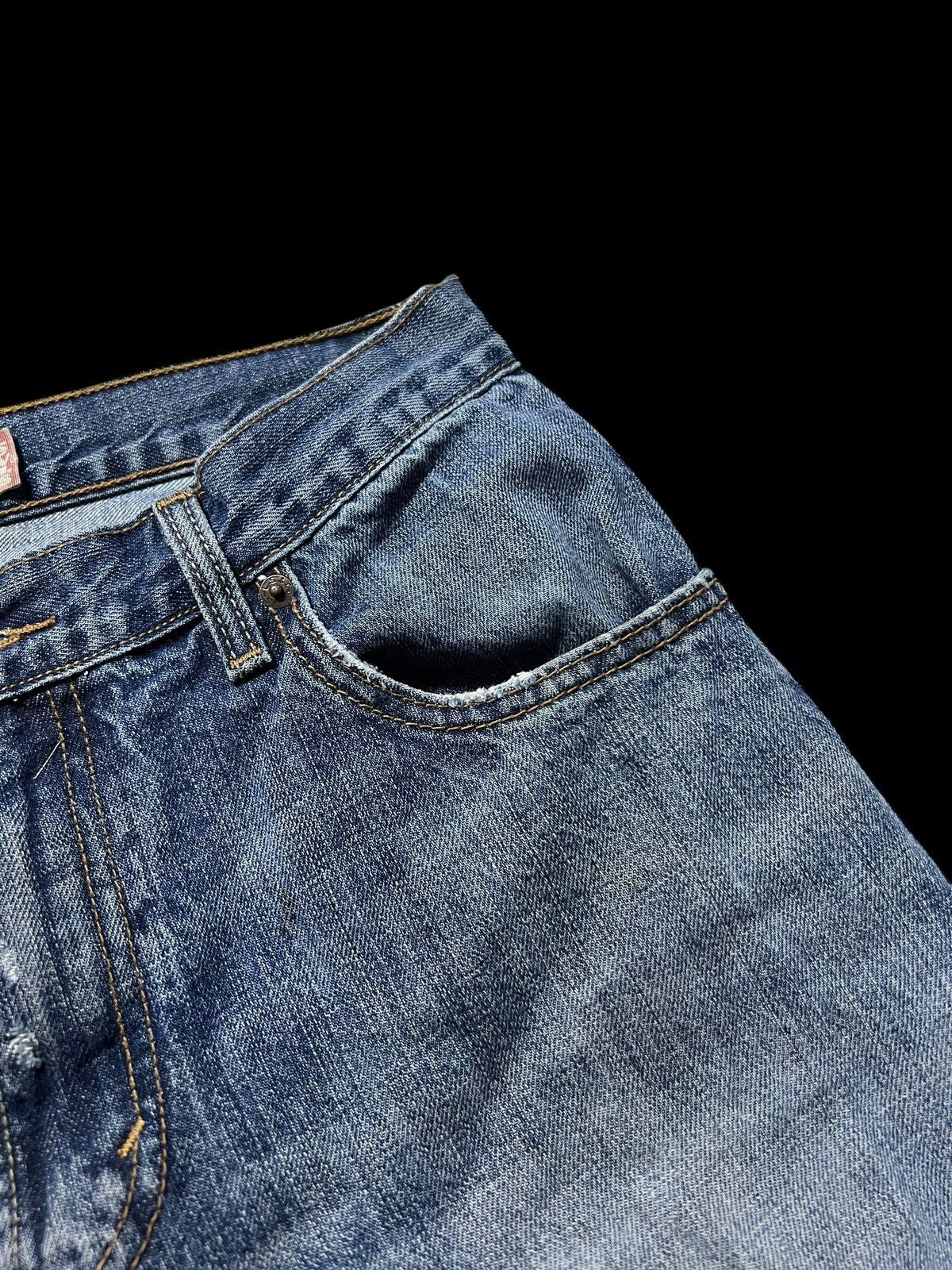 Levi's × Levi's Vintage Clothing 💥Baggy💥Vintage Levis 559 Distress Washed Jeans Size US 30 / EU 46 - 7 Thumbnail